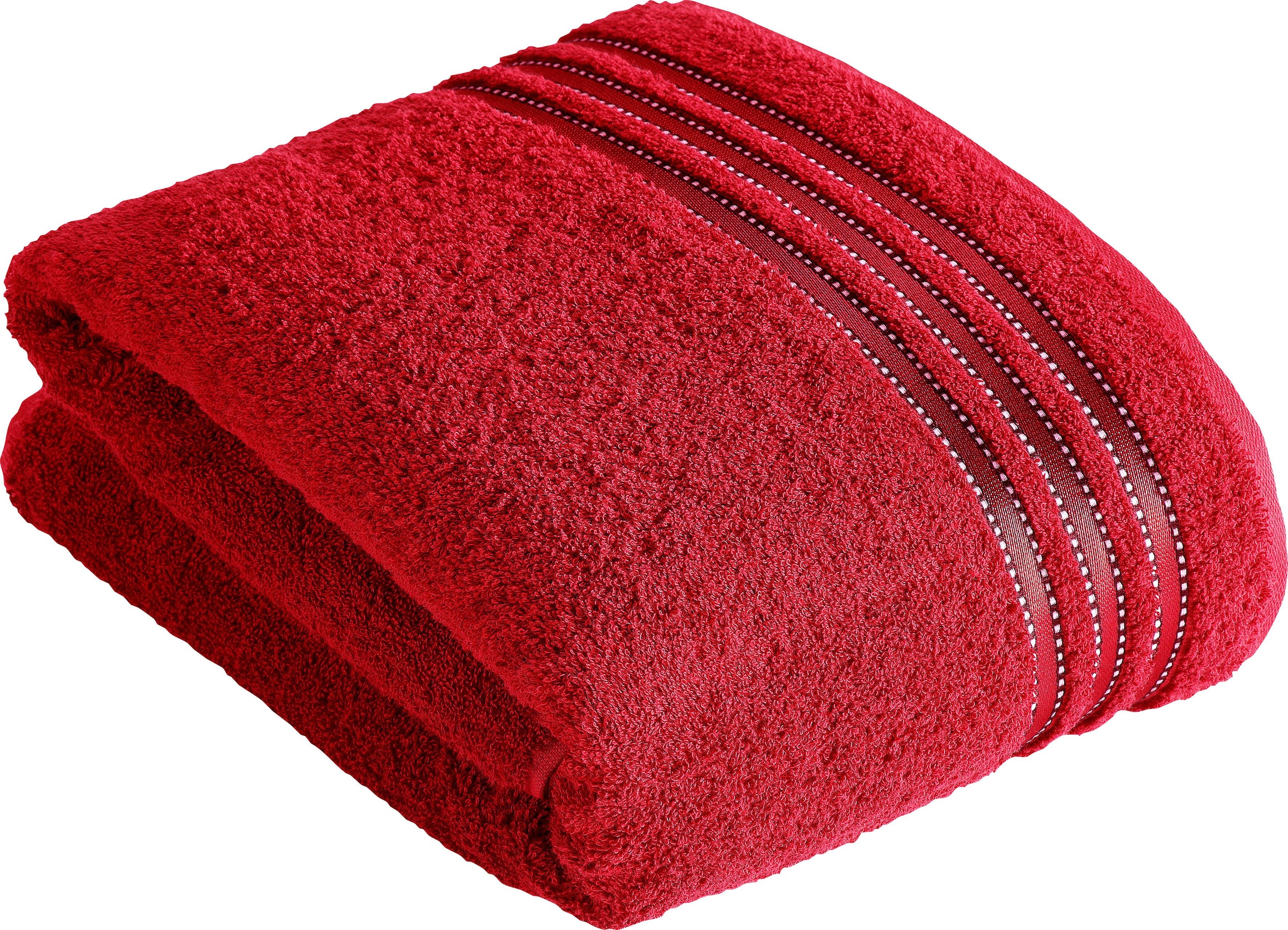 Vossen Serviette de sauna »Cult de Luxe« avec bordure brillante