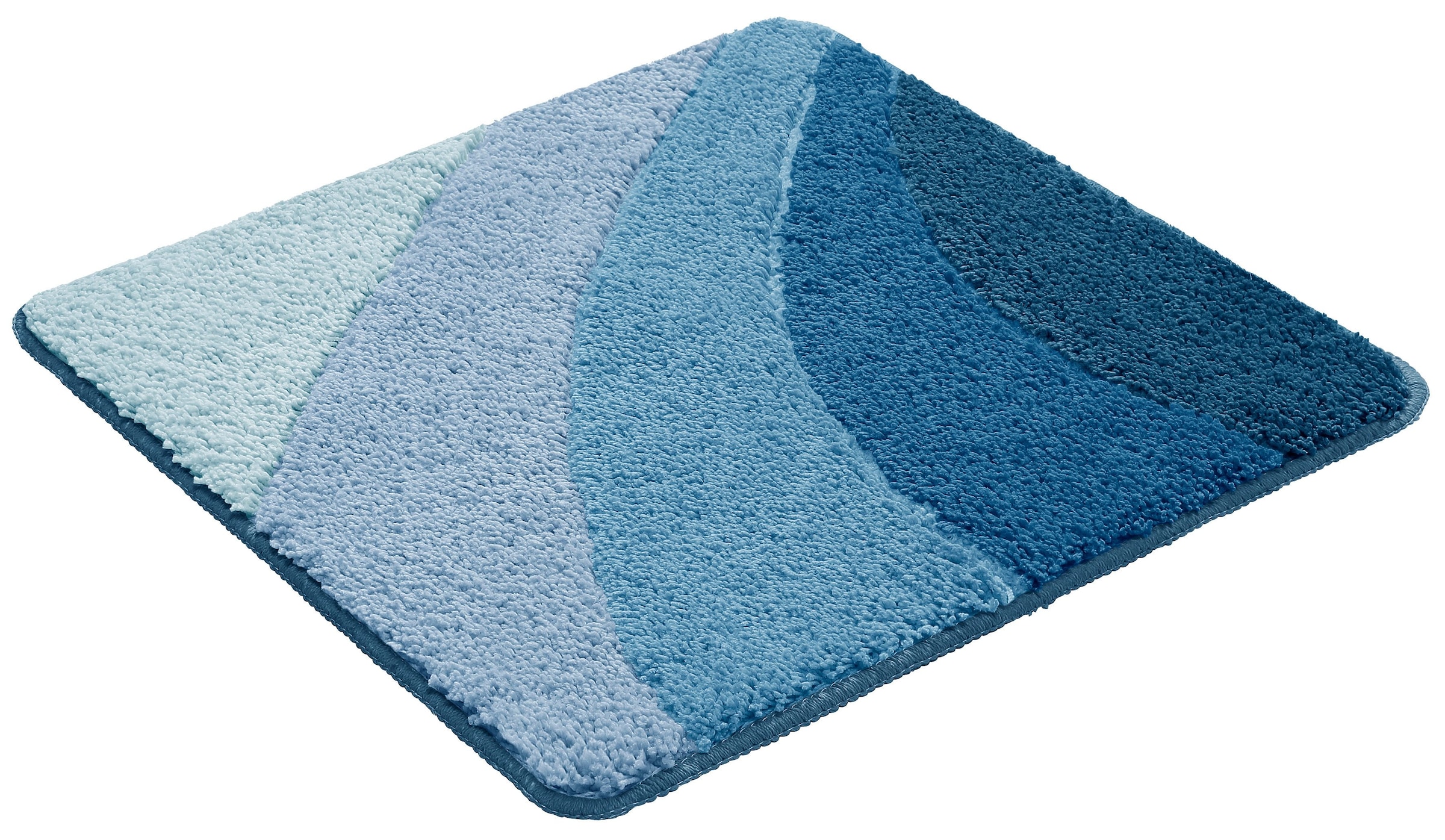 GOODproduct Tapis de bain »Josie, Badvorleger, Badezimmer Teppich« Höhe 20 mm revêtement antidérapant Résistant | Séchage rapide | compatible chauffage au sol Tapis de bain, tapis de douche, rectangulaires, ronds & en set de 3 pièces disponibles