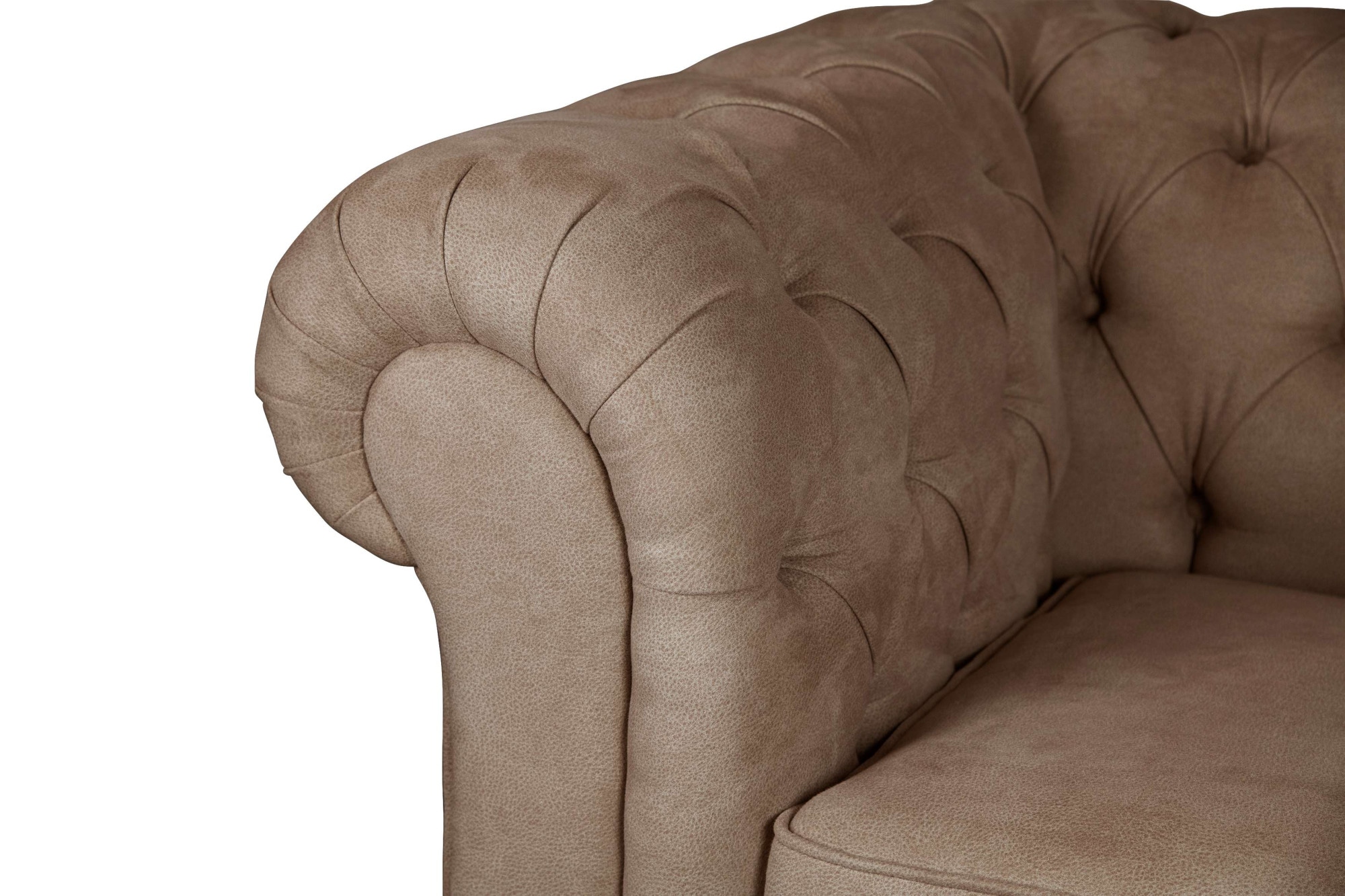 Home affaire 3-Sitzer »CHARENTE, optionale Schlafsofa, Chesterfield-Sofa, Bettfunktion« mit edler Knopfheftung und typischen Armlehnen, B/T/H 198/89/74 cm