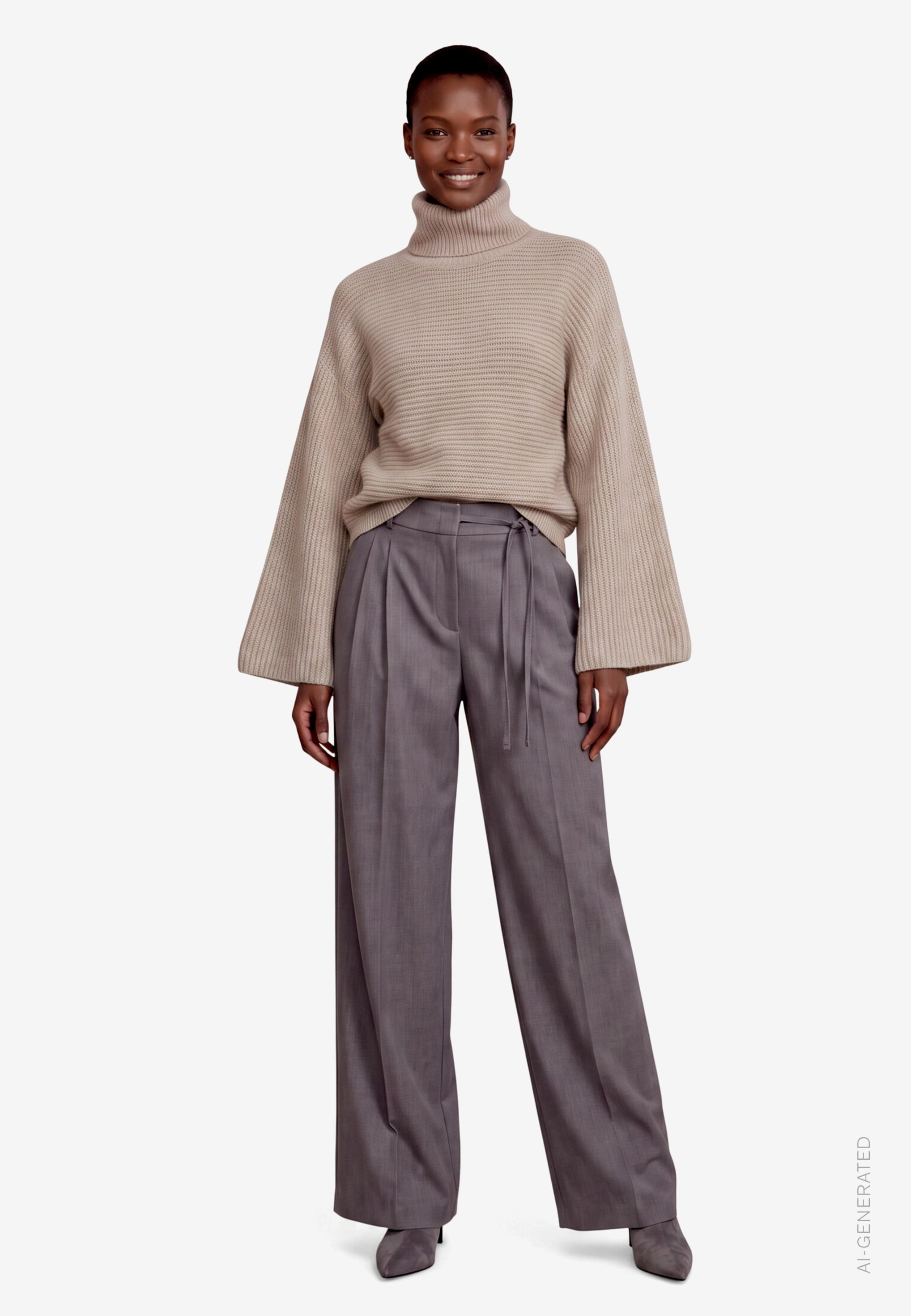Zero Pantalon à pinces  Marlene-Hose / Straight Fit / mit Stretch und Viskose