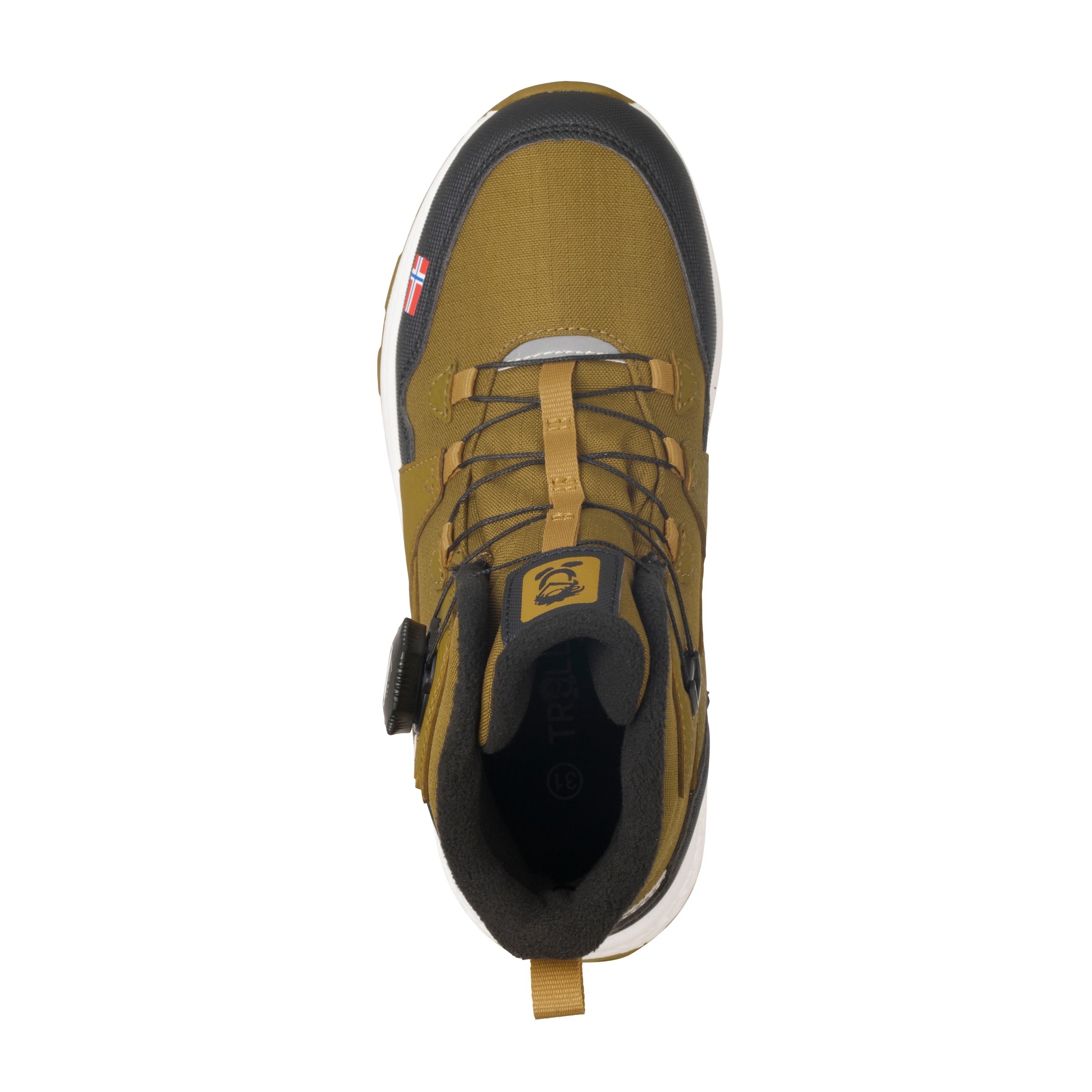 TROLLKIDS Winterstiefel »KIDS BERGEN WINTER MID CUT«  wasserdicht, fitgo Schnellschnürsystem, reflektierende Details