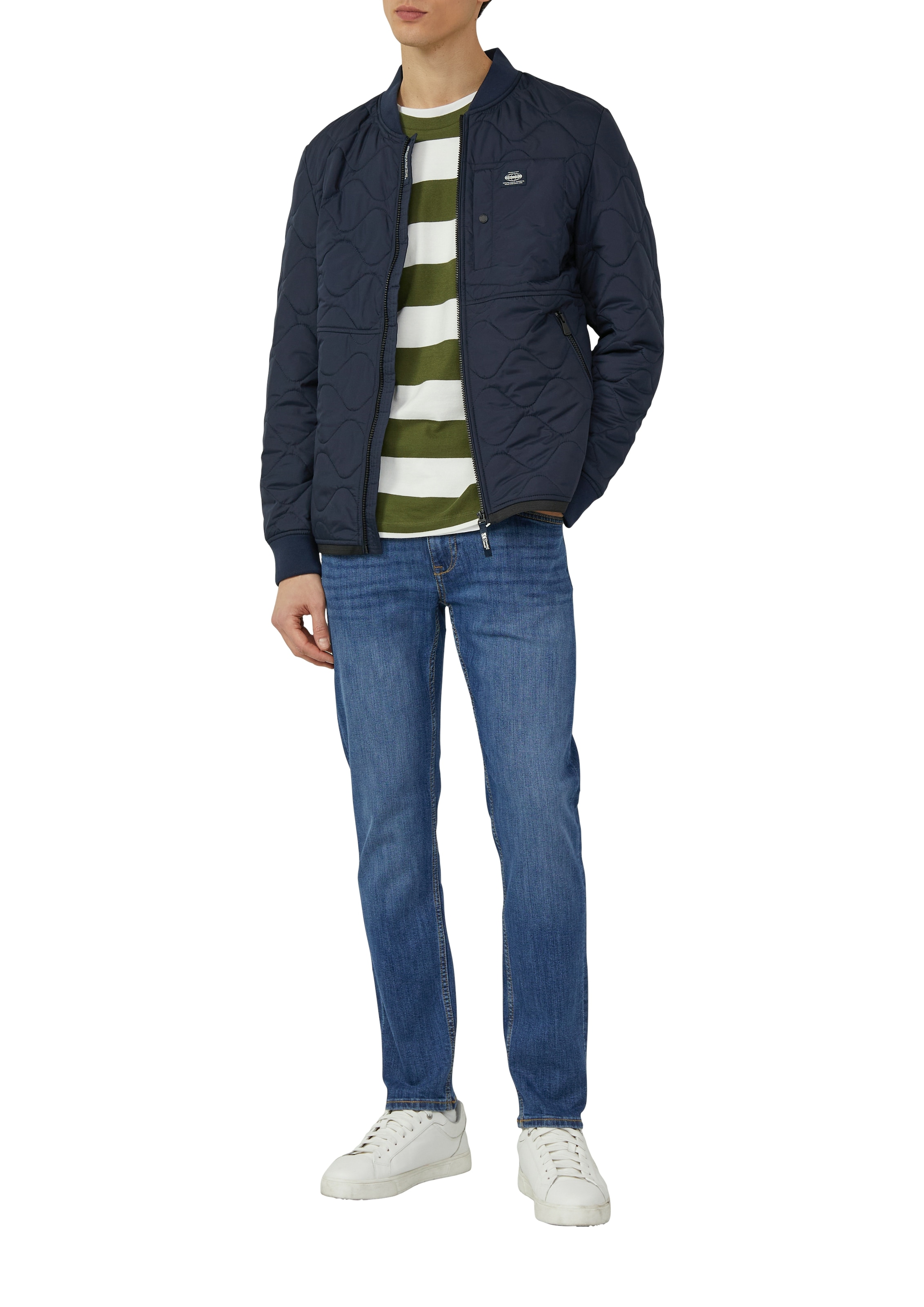 s.Oliver Langarmshirt mit Streifen Muster