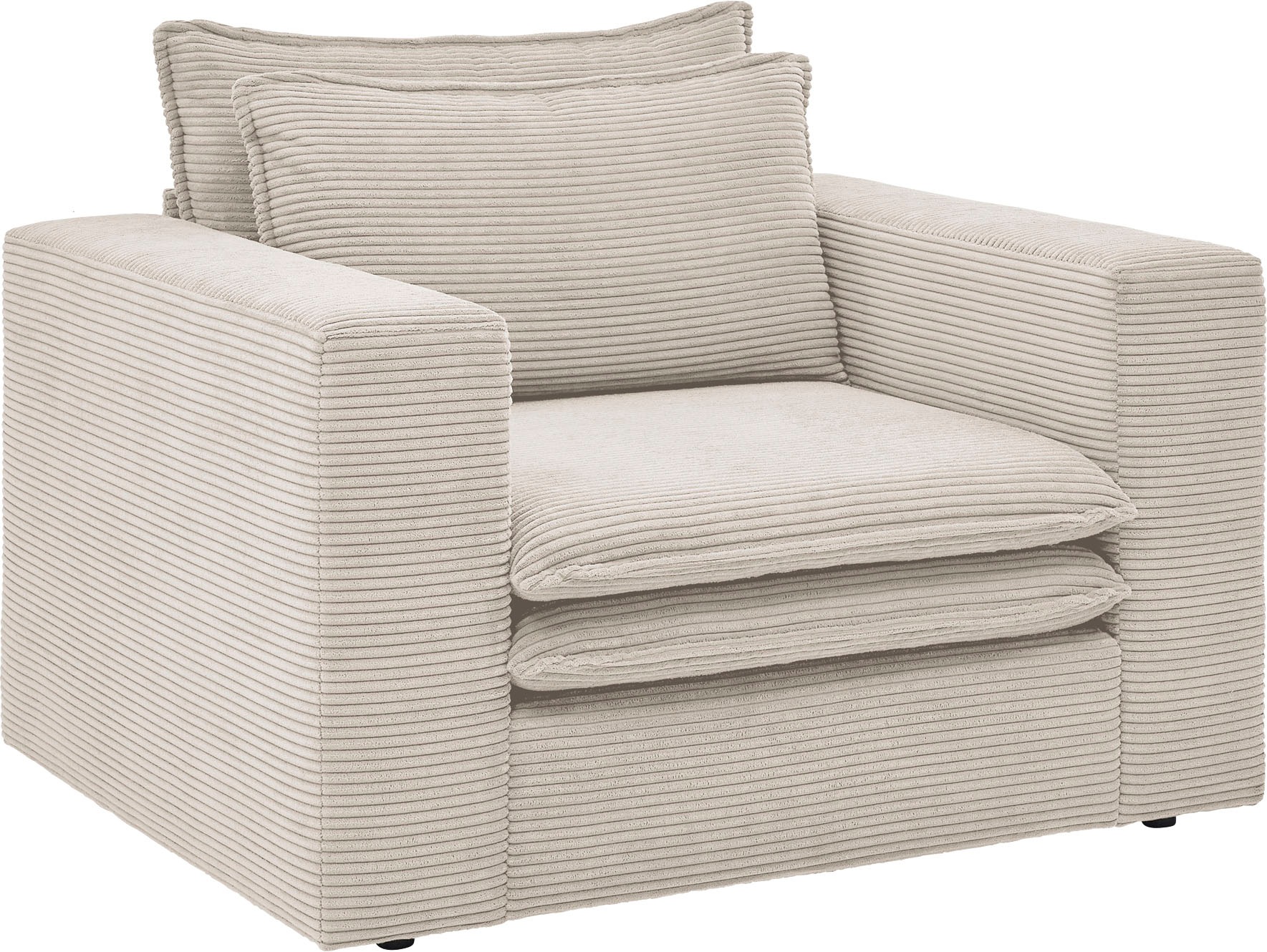 Home affaire Sessel »PIAGGE« Hochwertiger Cord- passend zur Serie PIAGGE