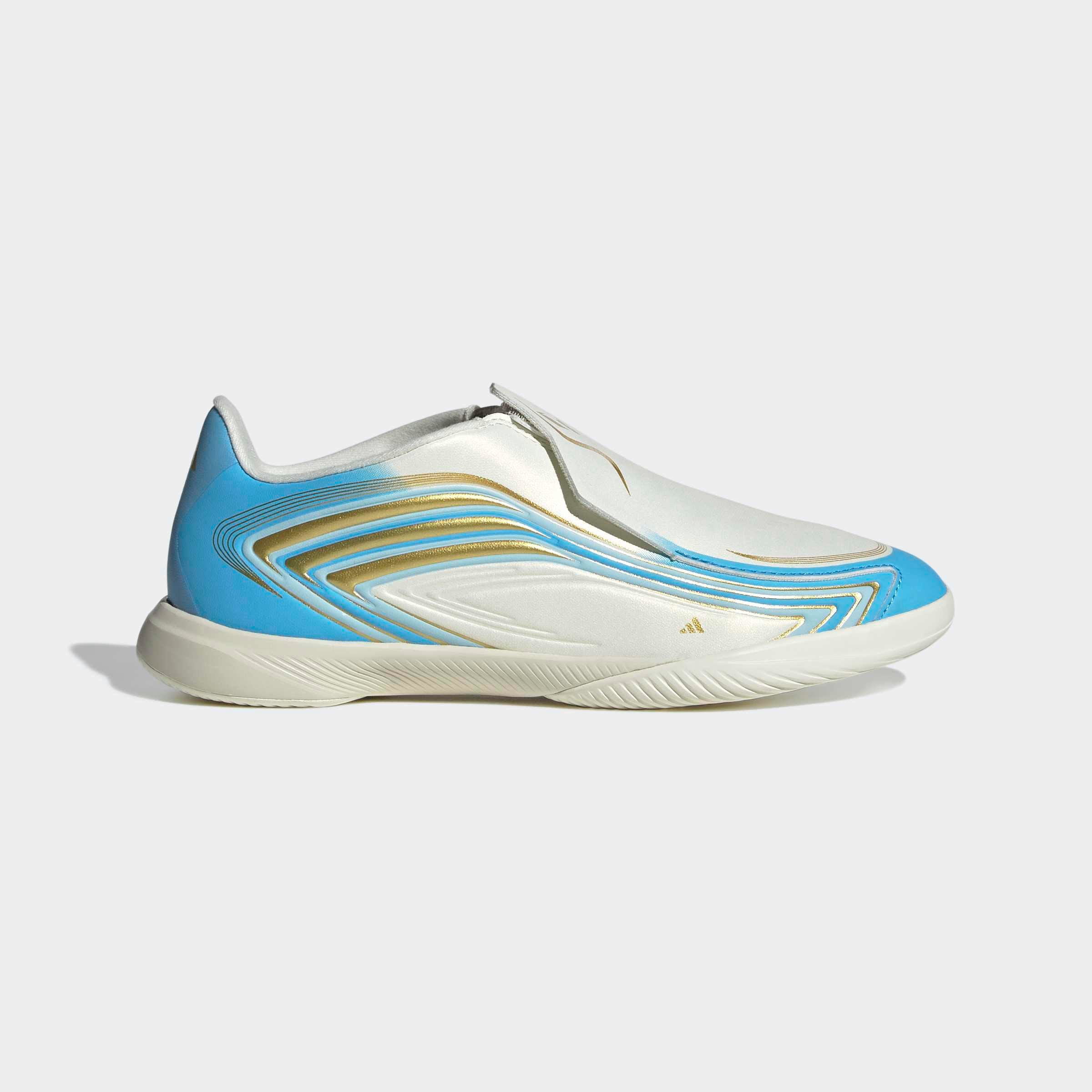 adidas Performance Fussballschuh »F50 MESSI LEAGUE KIDS , HALLENBÖDEN, OHNE SCHNÜRSENKEL«  für Hallenboden, für Jugendliche & Kinder