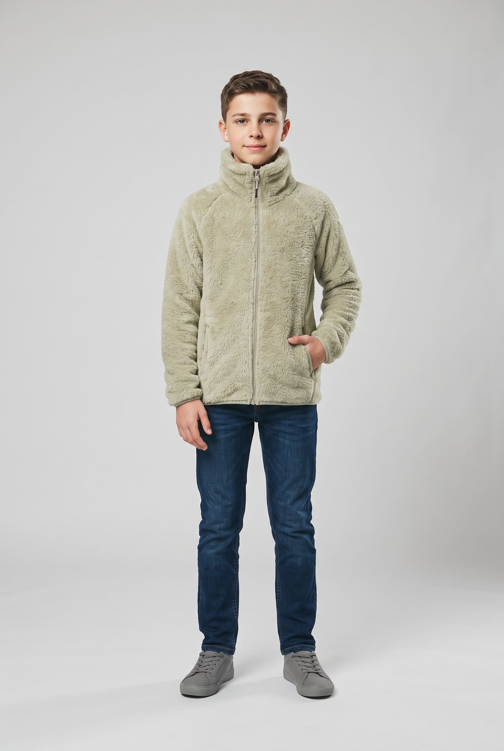 Icepeak Fleecejacke »ICEPEAK LOMA JR« für Kinder, wasserabweisend, windabweisend, atmungsaktiv, wärmend
