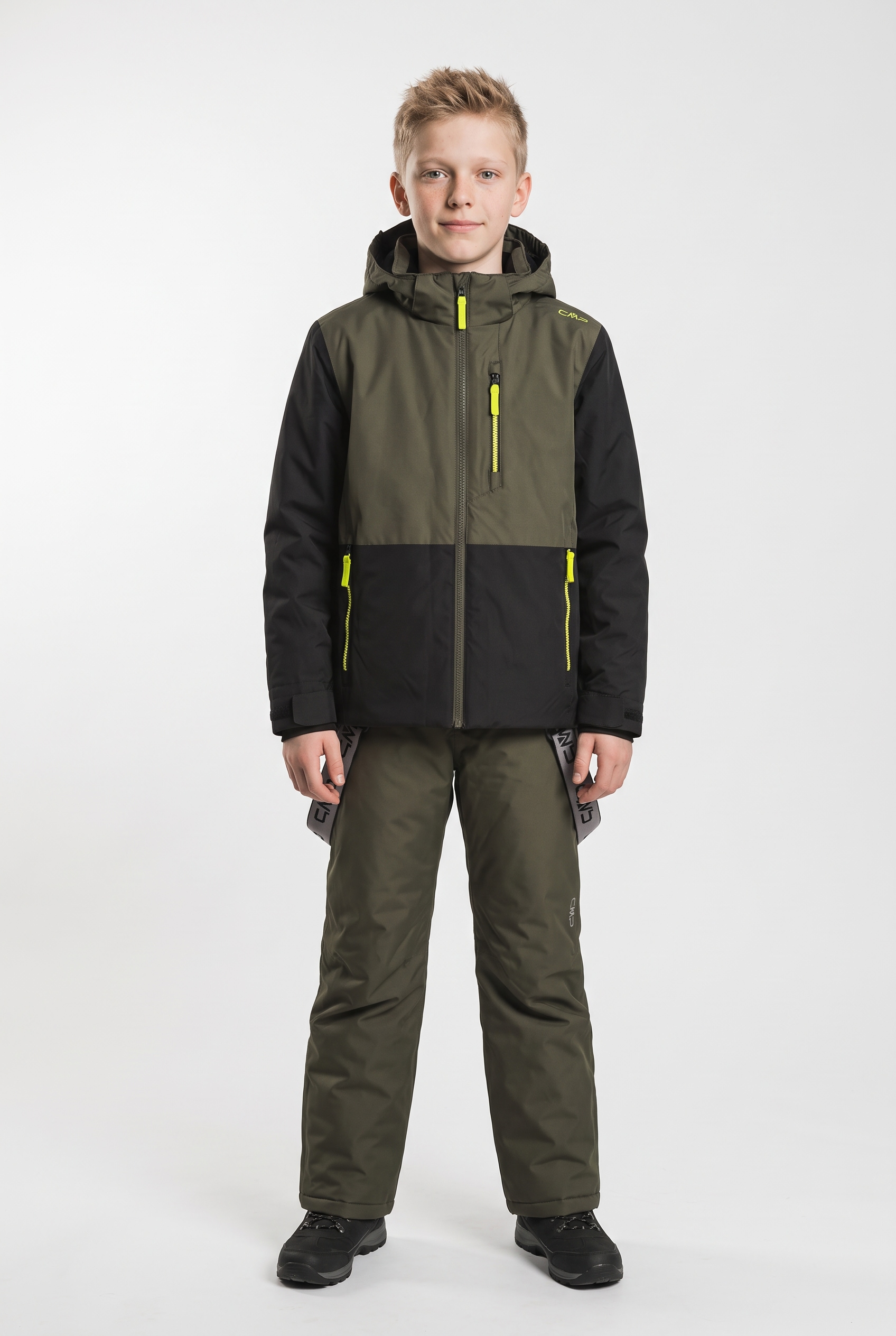 CMP Combinaison de ski »KID SET JACKET AND PANT« 2 für Kinder, zweiteiliges Set aus Jacke und Hose, sportlicher Stil