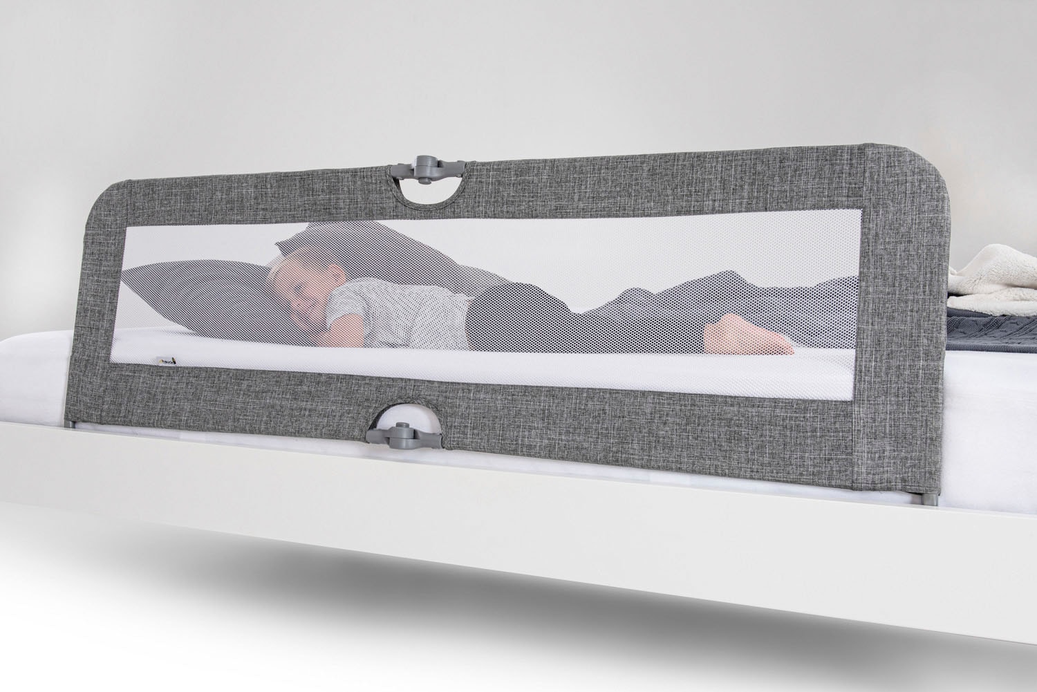 Hauck Bettschutzgitter »Sleep N Safe Plus XL -   melange grey«
