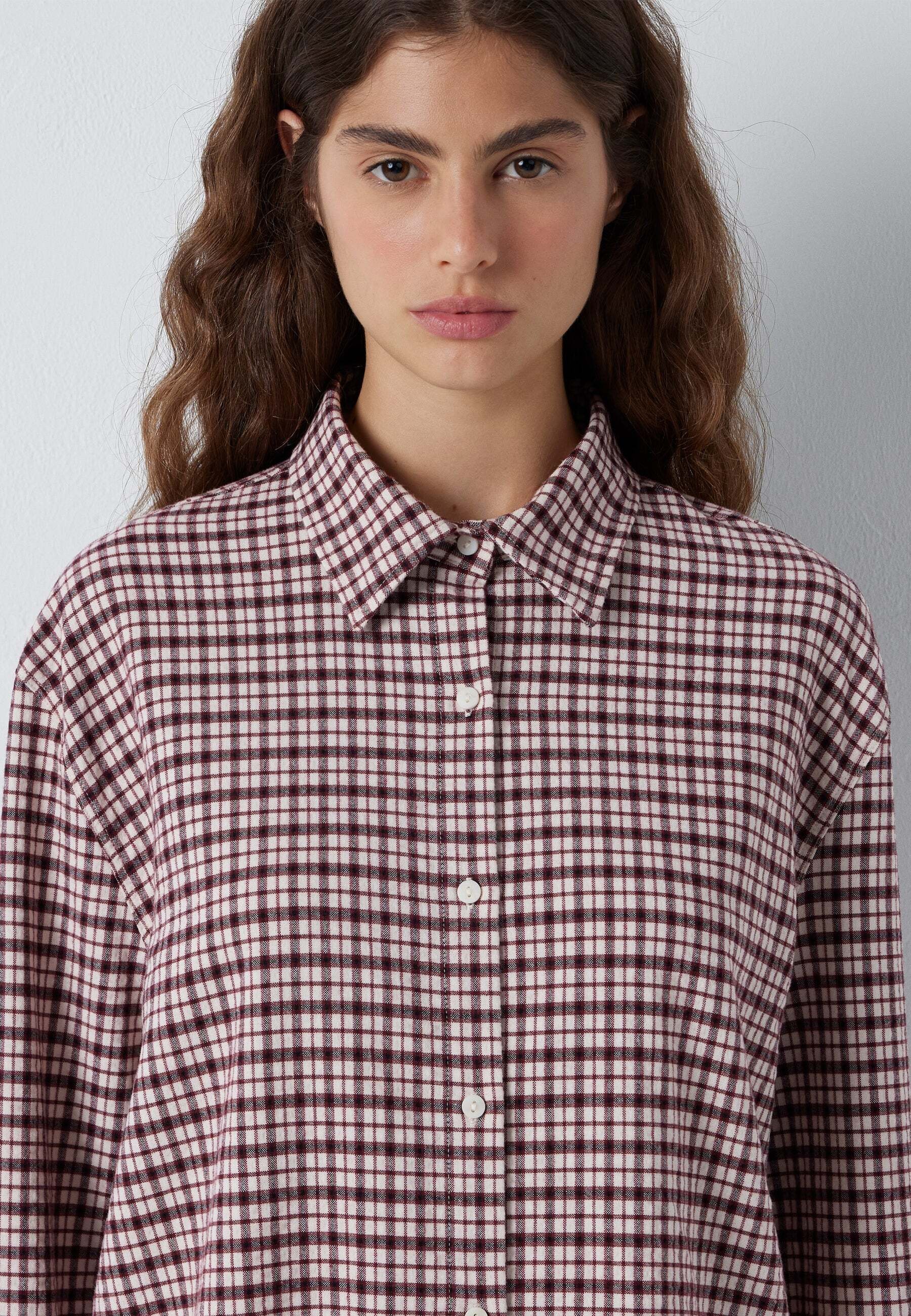 Mavi Blouse à manches longues »Mavi Langarmbluse Check«