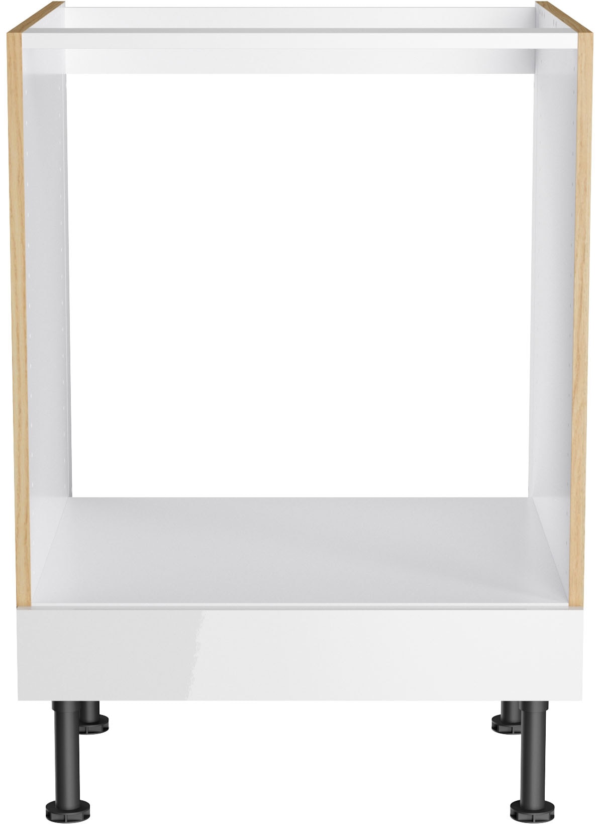 KOCHSTATION Herdumbauschrank »KS-Lucy« Breite 60 cm, 1 Blende, höhenverstellbare Füsse