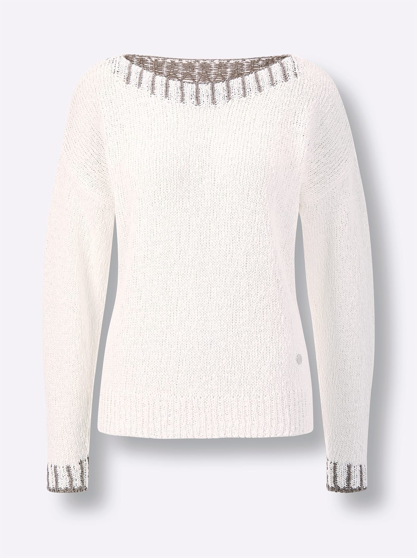 CREATION L PREMIUM Pull en tricot »Leinen-Baumwoll-Pullover«