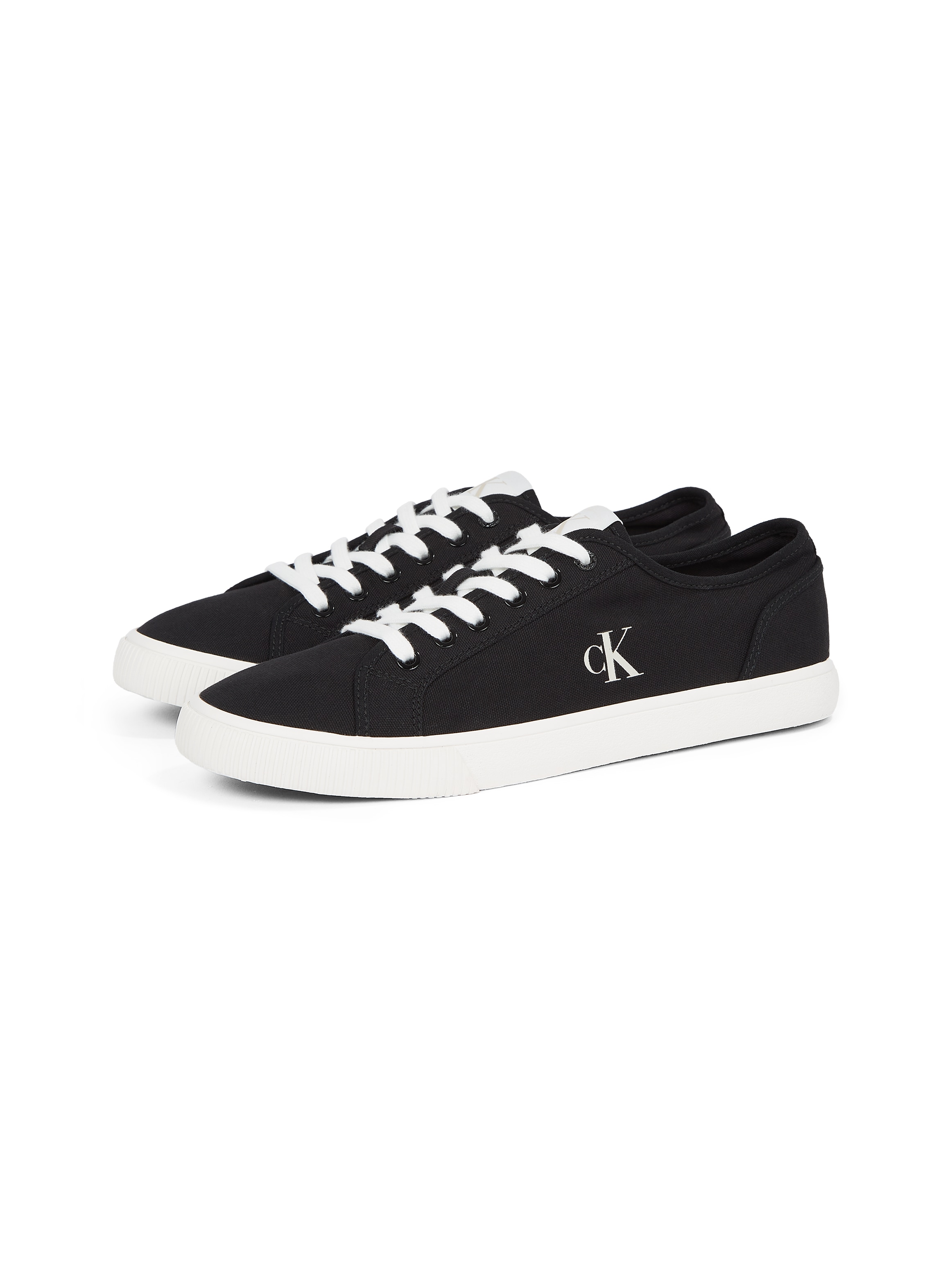 Calvin Klein Jeans Sneaker »ESS VULC LOW MG CANVAS«  Schnürschuh, Halbschuh, Freizeitschuh in klassischer Optik