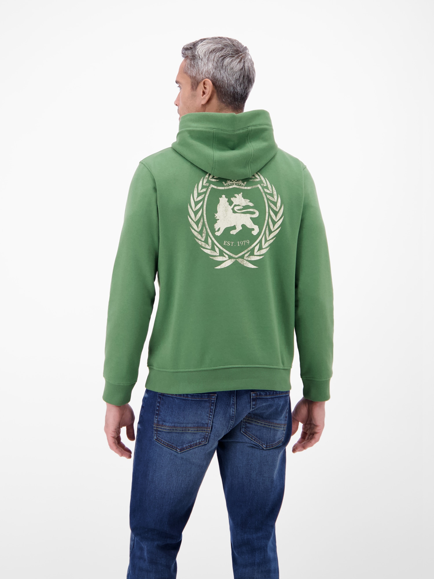 LERROS Hoodie »Sweatshirt Hoodie mit Kapuze mit Tunnelzug«, Tissu mélangé coton doux pour un grand confort de port
