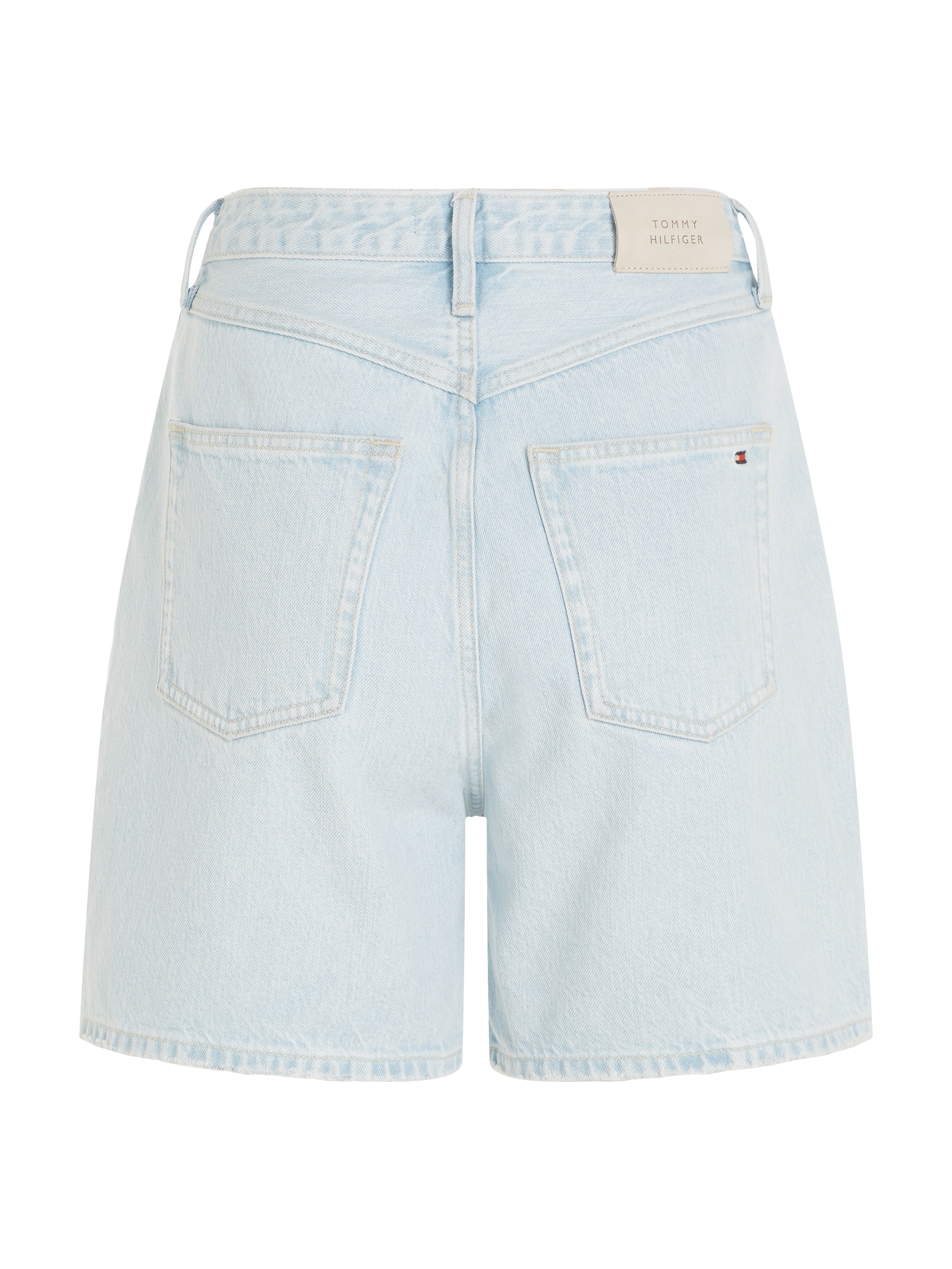Tommy Hilfiger Short »DNM STRAIGHT SHORT HW LOLA«  mit Markenlabel