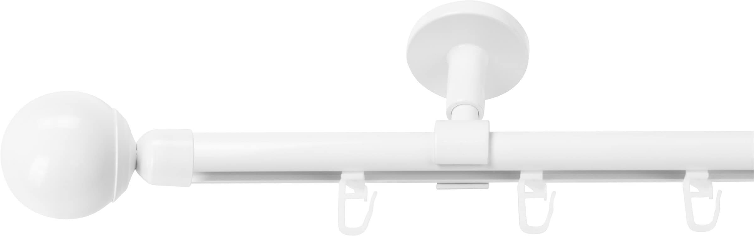 SN DECO GROUP Tringle à rideaux »Gardinenstange Innenlauf Reims Ø 19 mm, 1-läufig, Fixmass, verschraubt« Ø 19 mm Fixmass;kürzbar