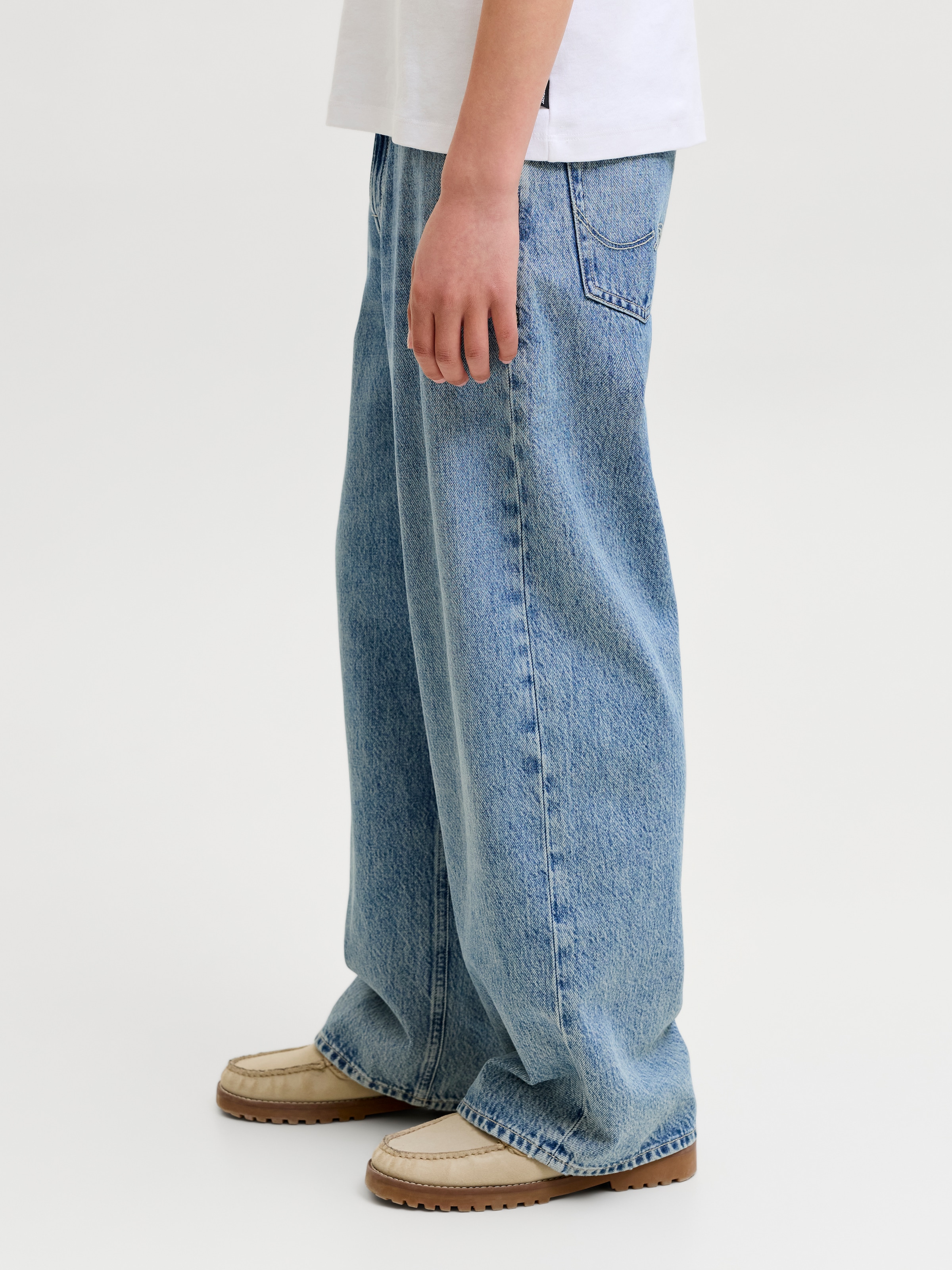 Jack & Jones Junior Weite Jeans »JJIDAVE JJORIGINAL ST 341 NOOS JNR« Baumwolle, weit
