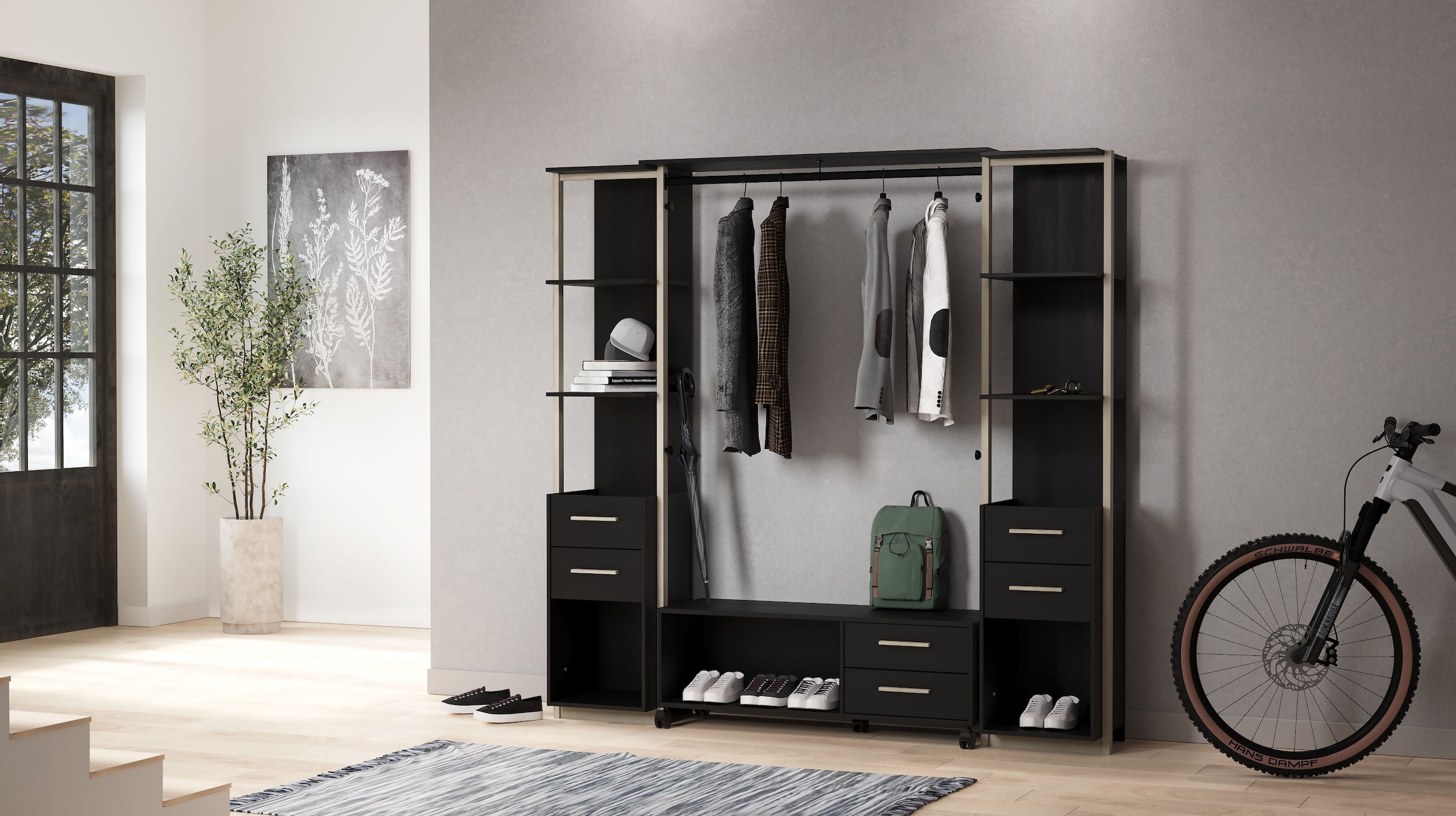 Demeyere GROUP Armoires à vêtements »MOON Schrank Organizer« organisateur d'armoire avec surfaces de rangement