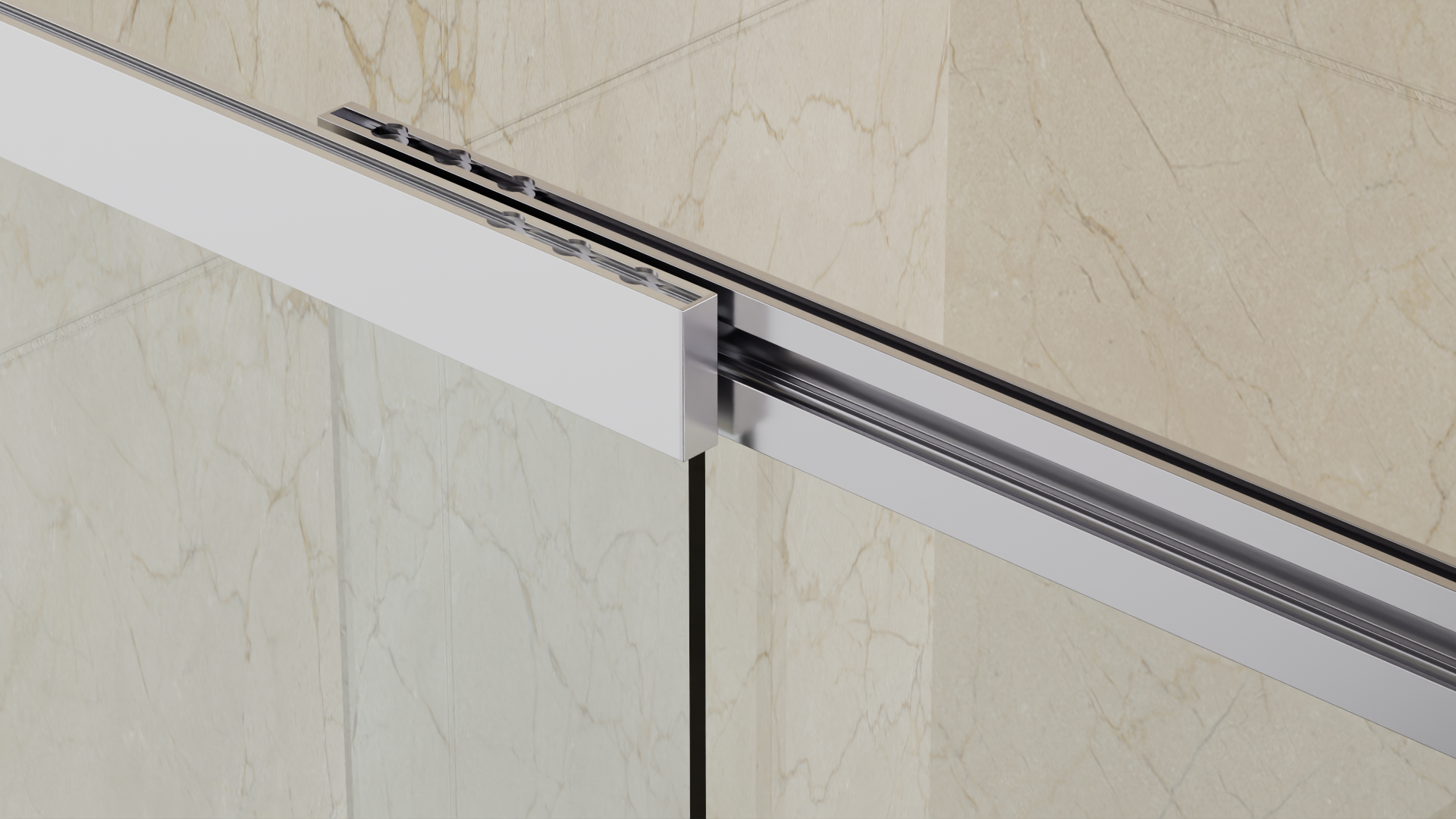 welltime Badewannenaufsatz »Slider« 2 Stk. tlg. Duschwand zum Zusammenschieben UND an die Wand klappen!