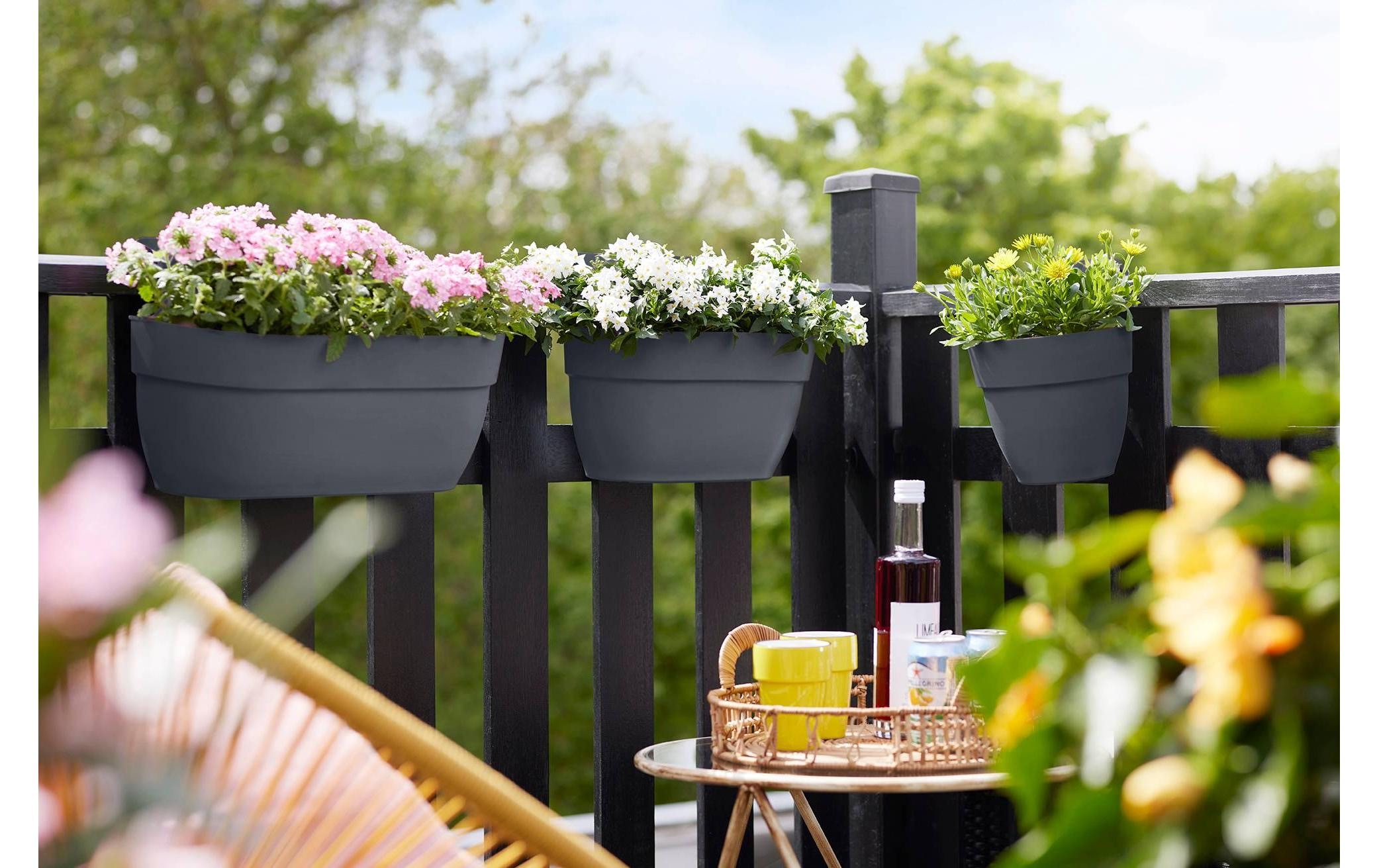 Elho Pot de fleurs »Vibia Campana Easy Aufhänger Gross«