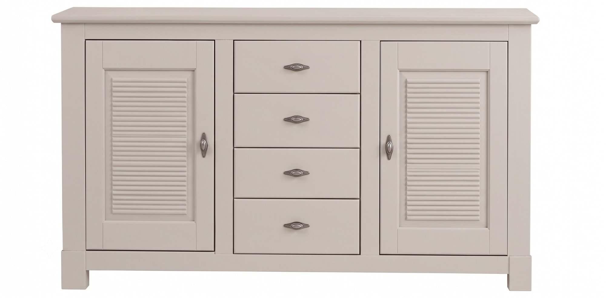 GOODproduct Sideboard »Rauna, Kommode, Landhausstil« B/T/H: 150/37/84 cm,  Kommode, FSC®-zertifiziertes Massivholz, Breite 150 cm
