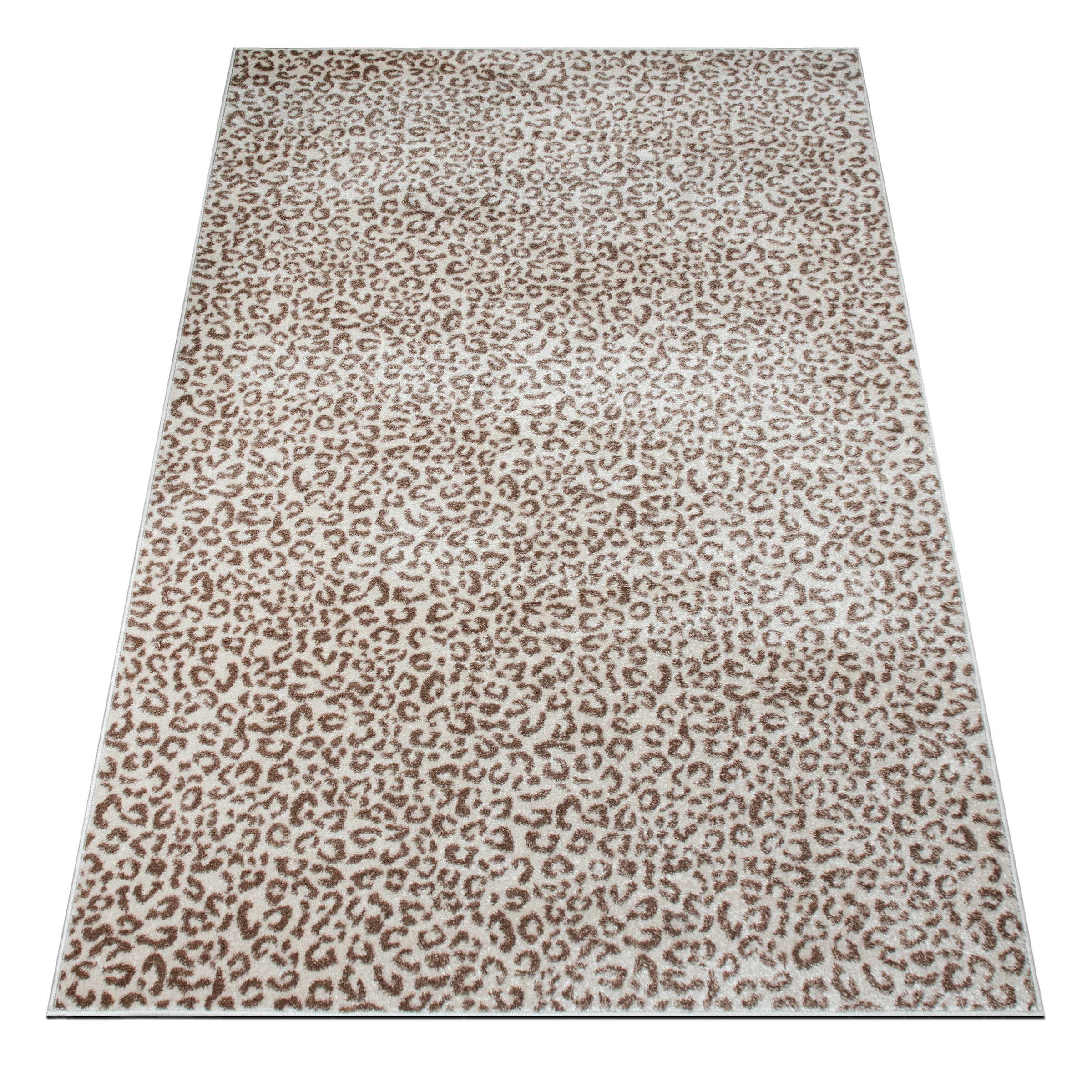 GOODproduct Teppich »Fynna, Leoparden-Muster, Animalprint« rechteckig 9 mm Höhe besonders weicher Flor, Wohnzimmer, Schlafzimmer, Esszimmer, Leo