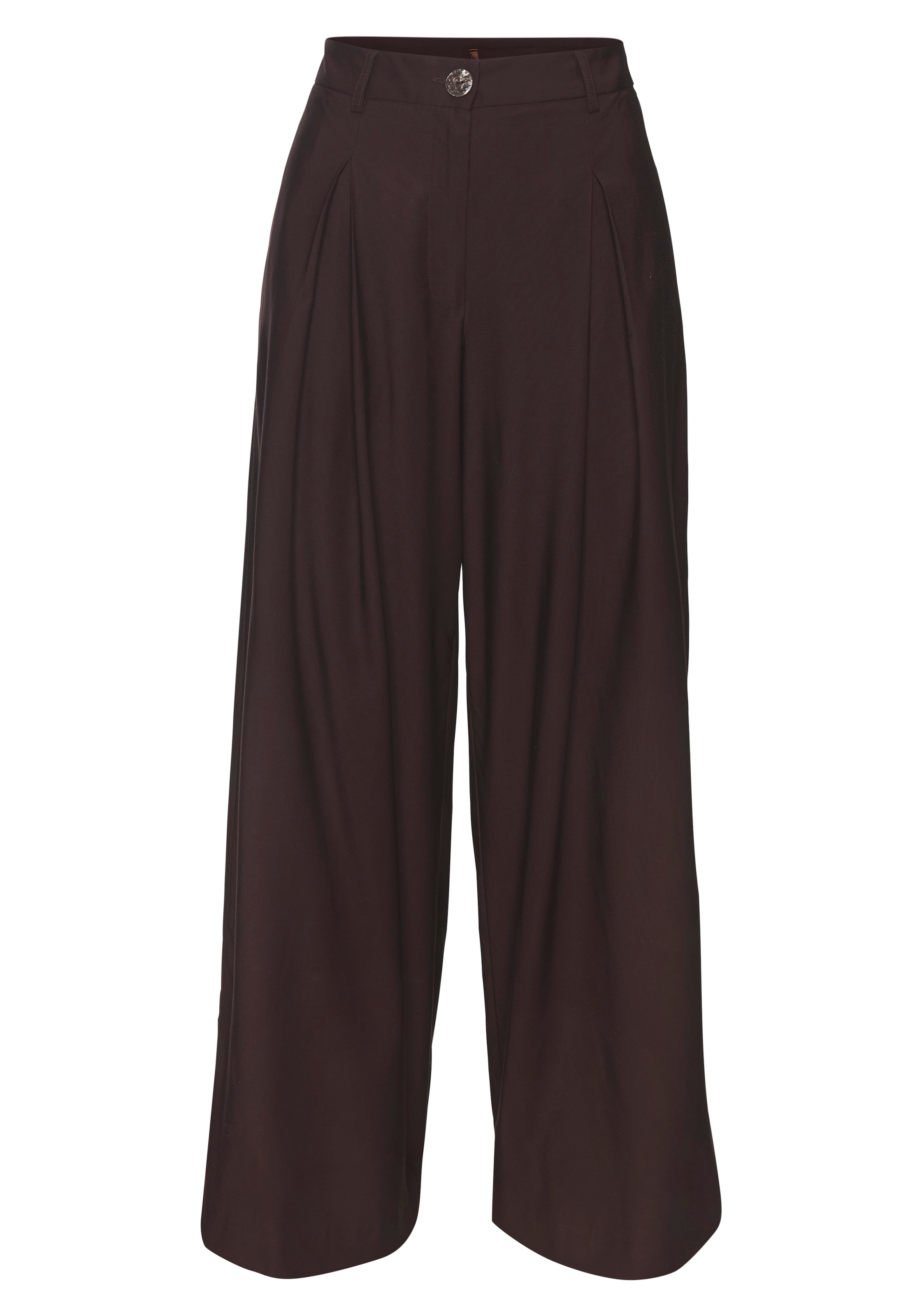 French Connection Bundfaltenhose »mit luftig-weitem Bein«  aus leichter Webware mit Viskose, Sommerhose, Casual-chic