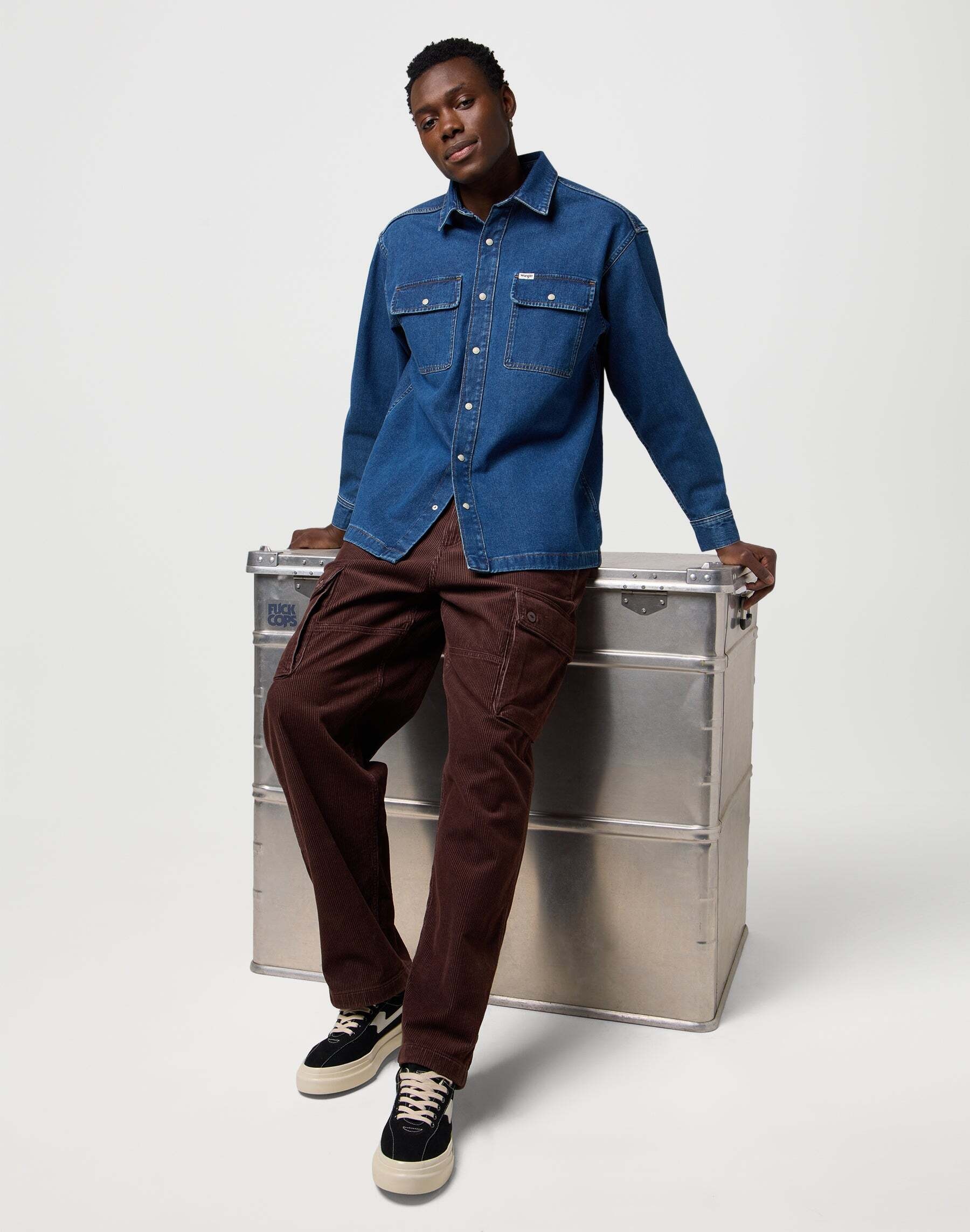 Wrangler Chemise en jean »WRANGLER Jeanshemd Overshirt«