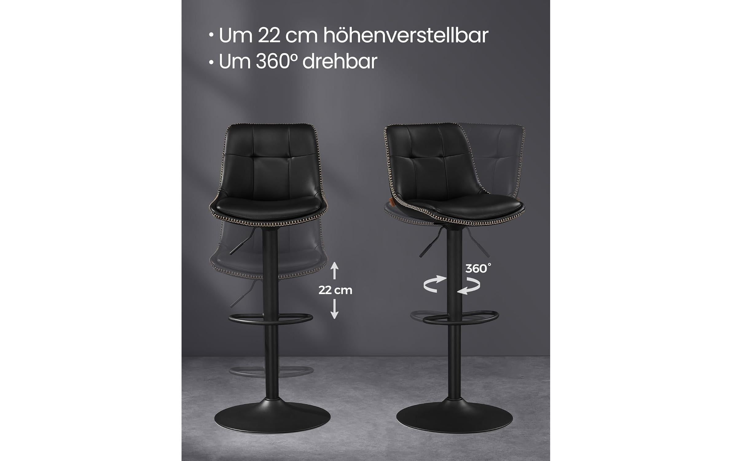 VASAGLE Barhocker »2er Set 48 x 90 cm/112 cm«