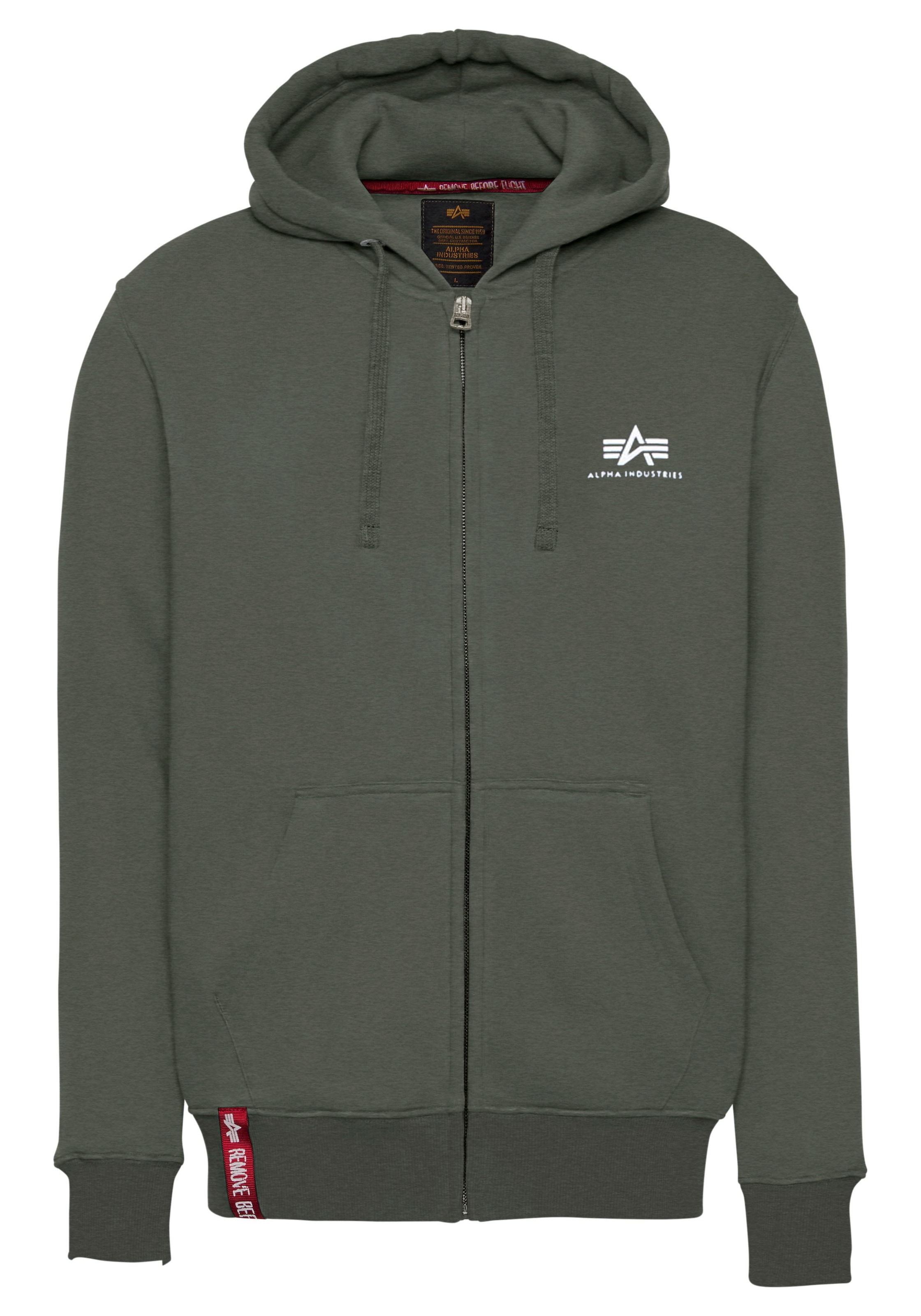 Alpha Industries Sweat à capuche »Basic Zip Hoody SL«