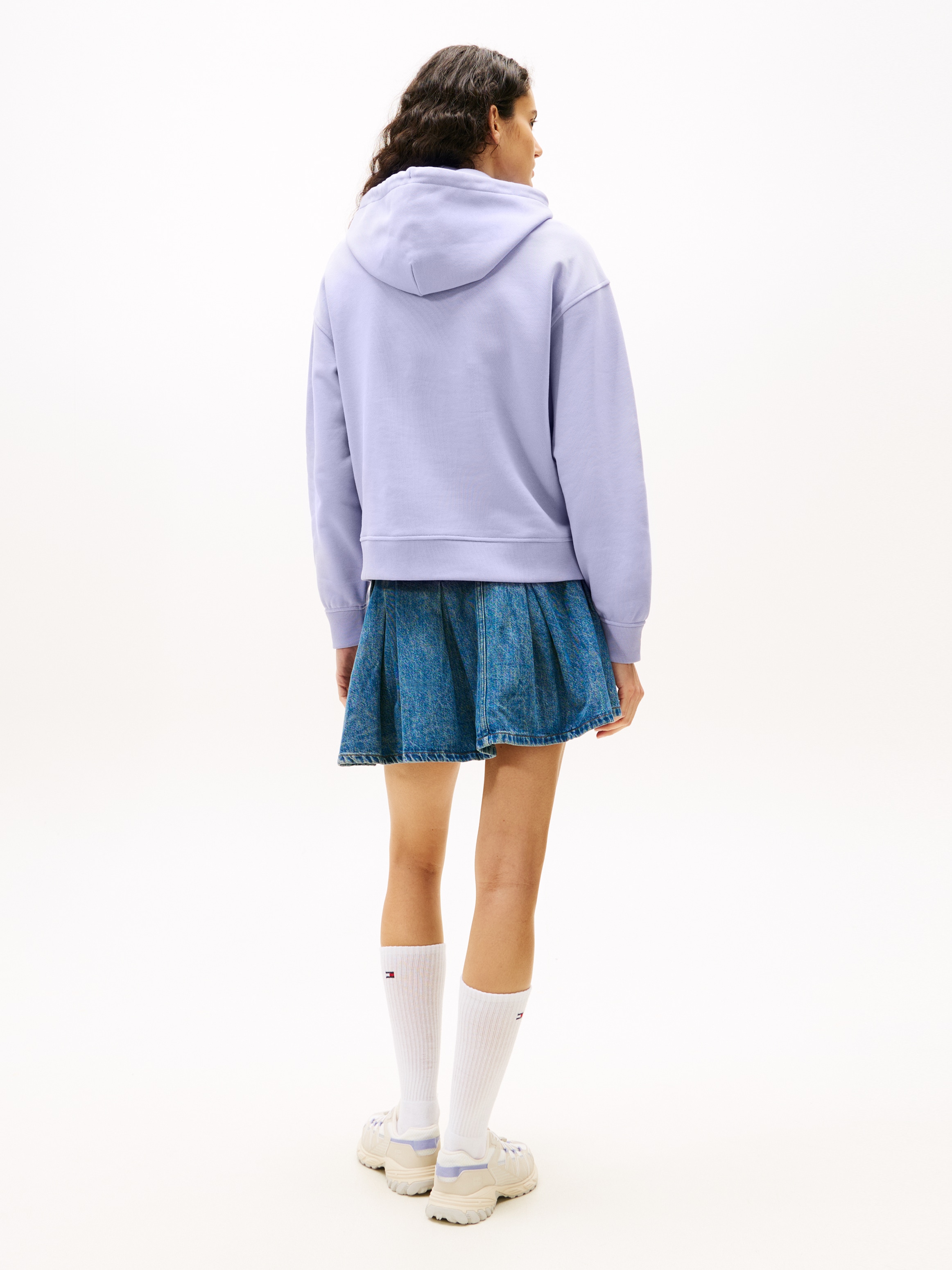 Tommy Jeans Hoodie »TJW BXY BADGE HOODIE EXT«, avec badge logo
