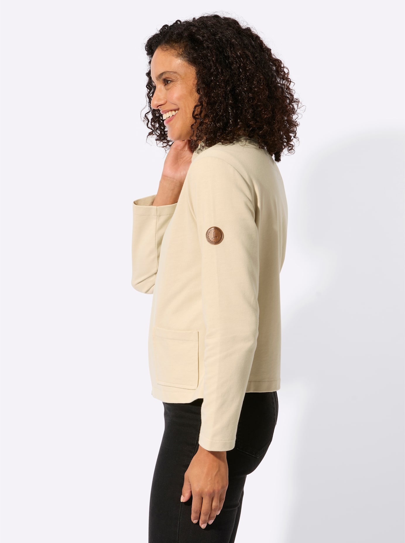 Casual Looks Veste chemise »Sweatjacke« 1 pièces