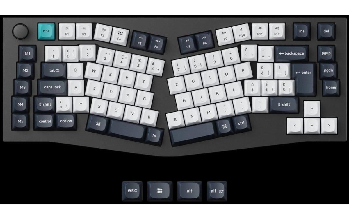   Clavier de jeu »Keychron Q10 Max Black QMK Brown Switch« ()