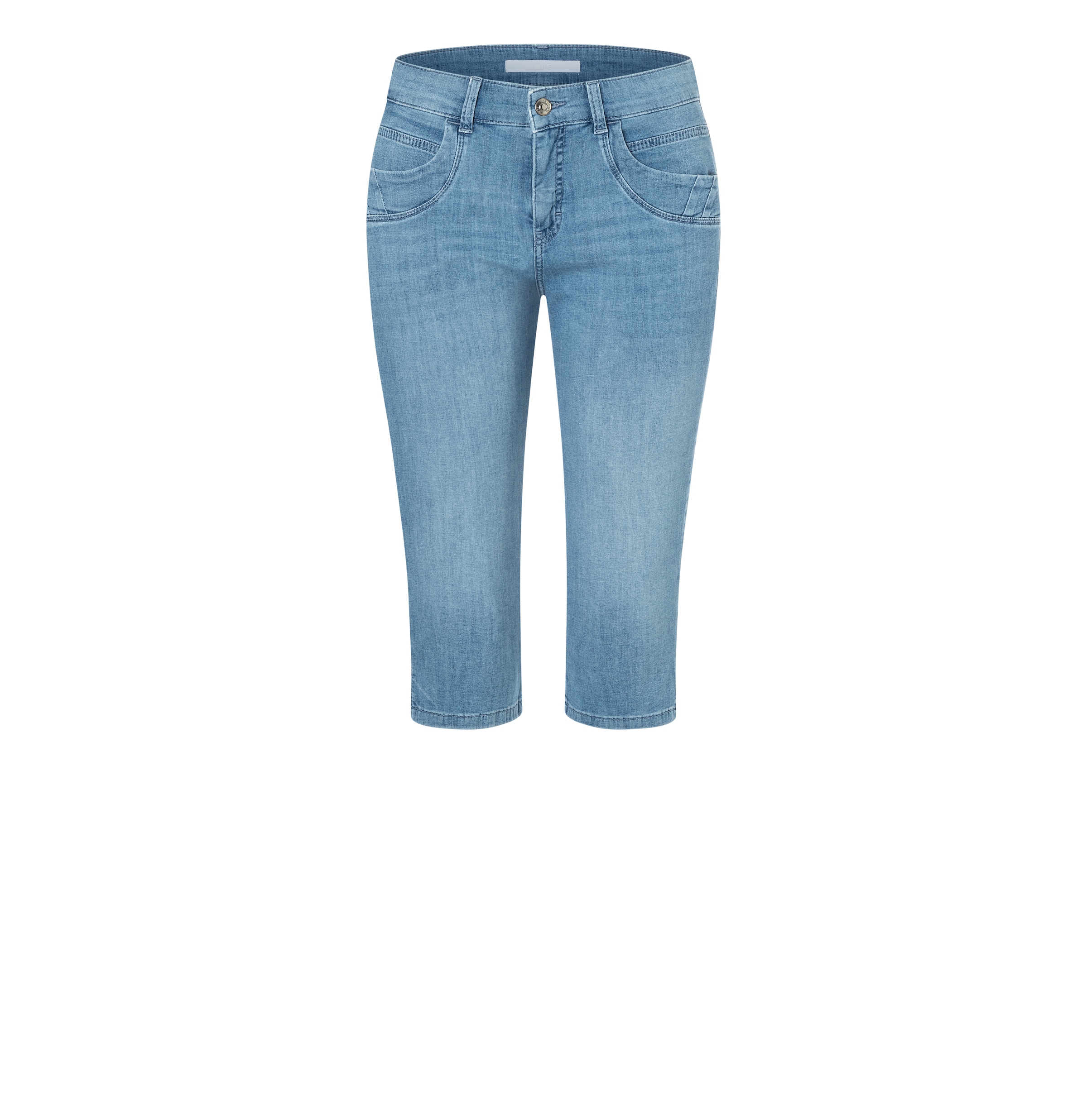 MAC Jeans capri »CAPRI« Eingelegte Zierfalten am Saum