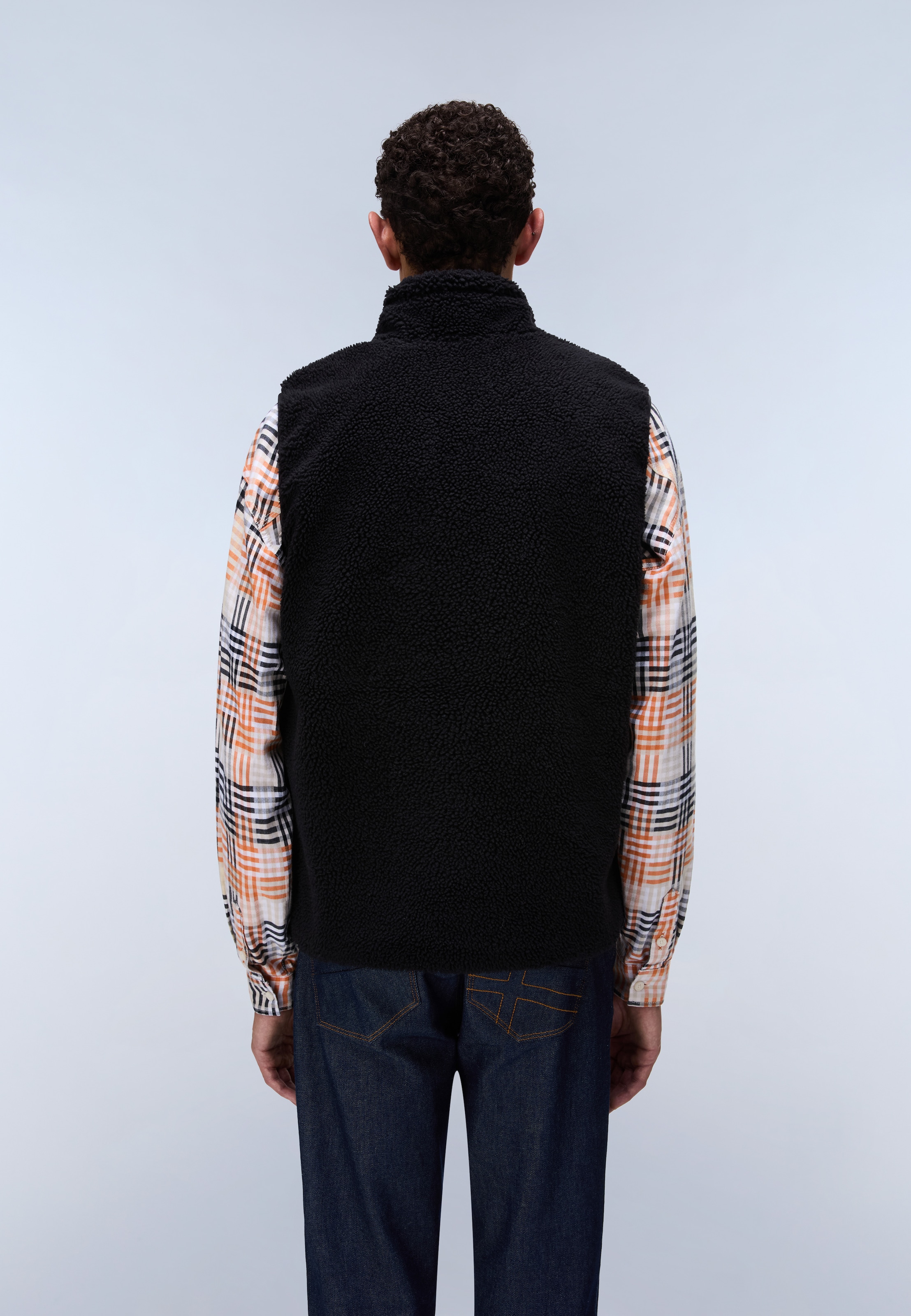 Napapijri Gilet polaire »YUPIK V 2 BLACK BEAUTY« style sportif, en polyester, design sans manches