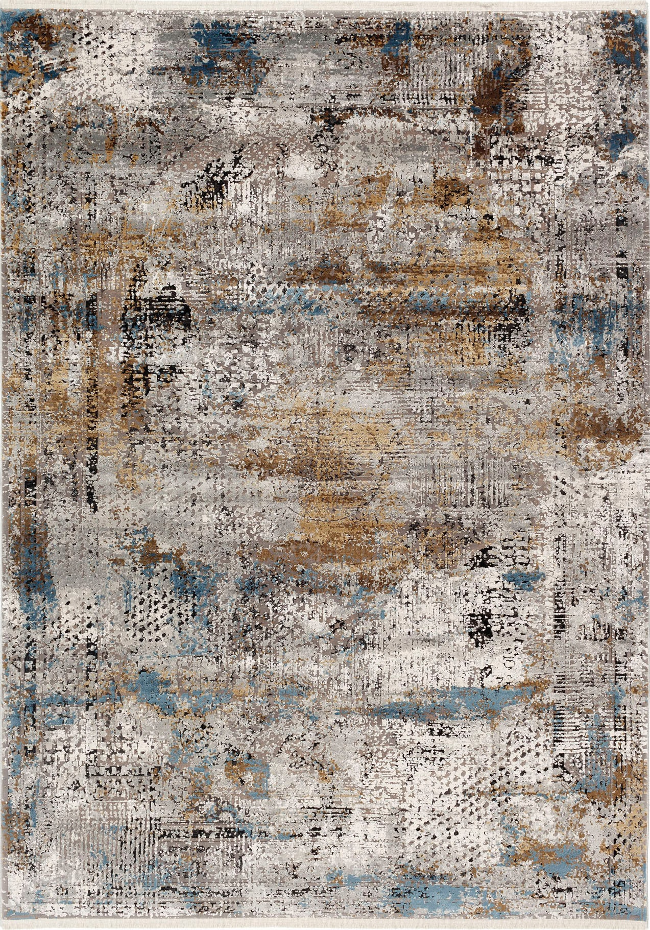 OCI DIE TEPPICHMARKE Teppich »IMPRESSION LUCERNE« rechteckig 8 mm Höhe Vintage, feine Fransen, leichter Glanz durch Viskose, Wohnzimmer