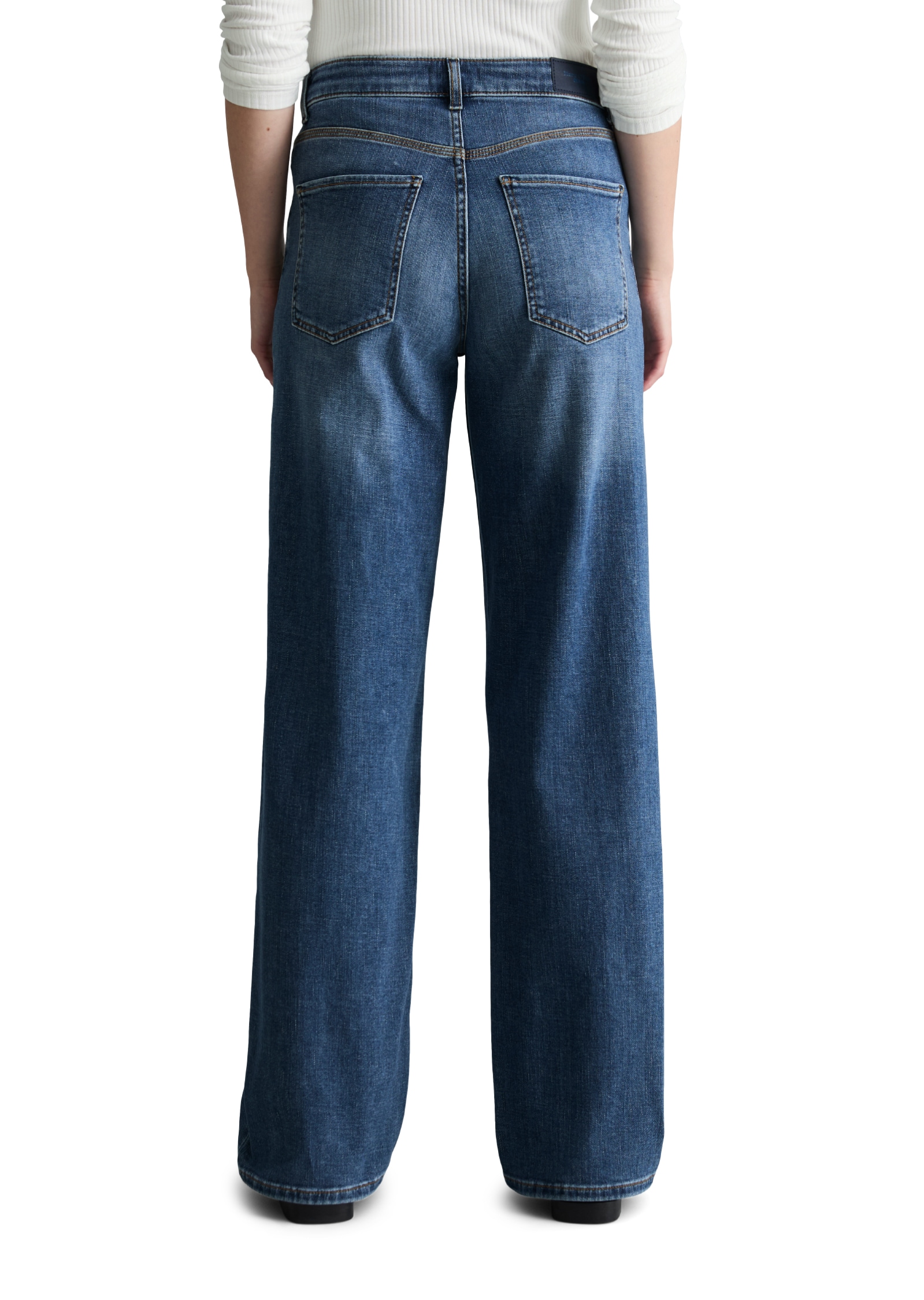 Marc O'Polo DENIM Jeans large Model Tomke wide aus weichem Organic-Cotton-Stretch