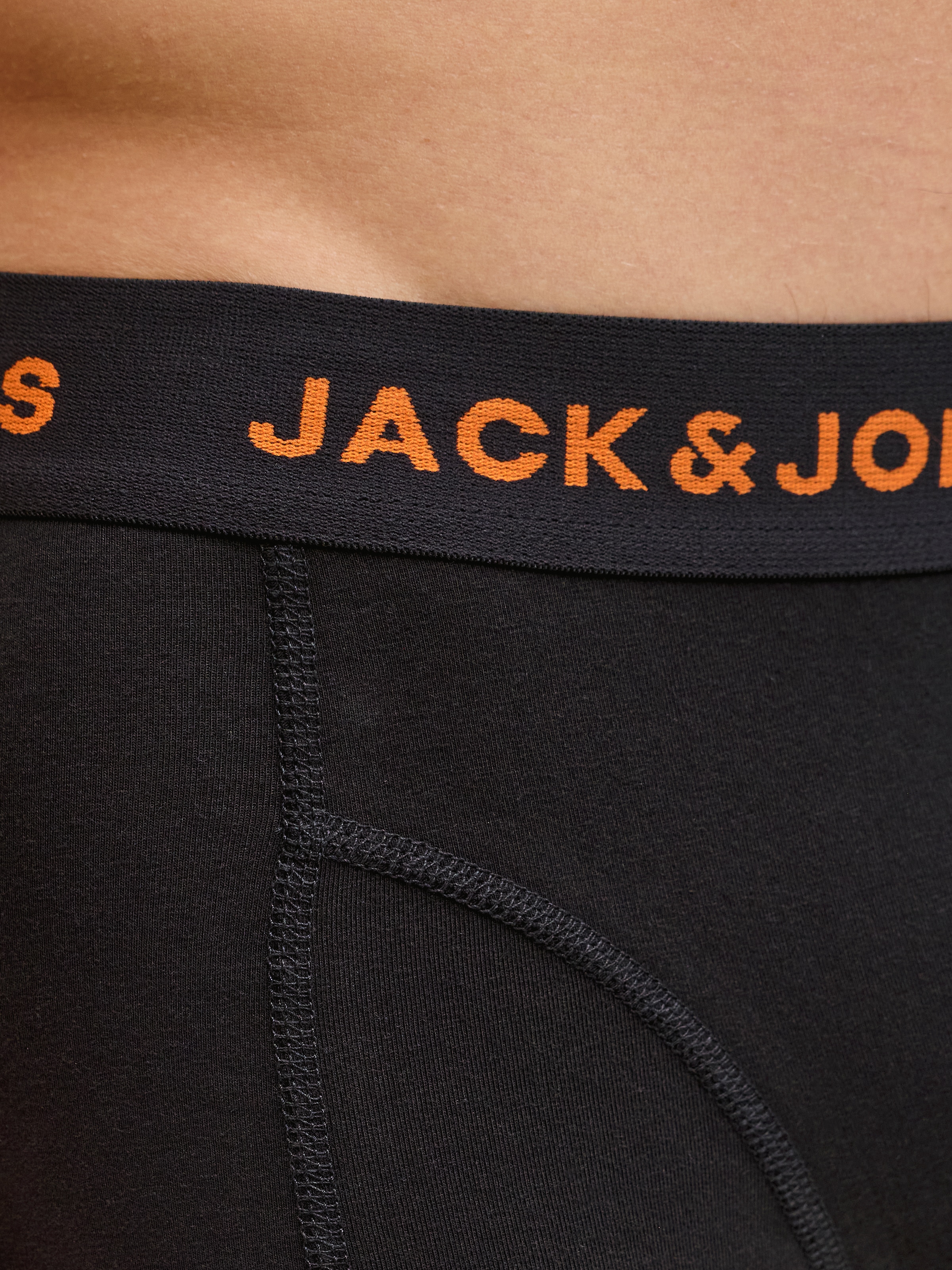 Jack & Jones Trunk »JACBLACK – Formschlüssige Boxershorts mit elastischem Bund« Packung, 5 Stk. unifarben, casual, körpernah, Jersey