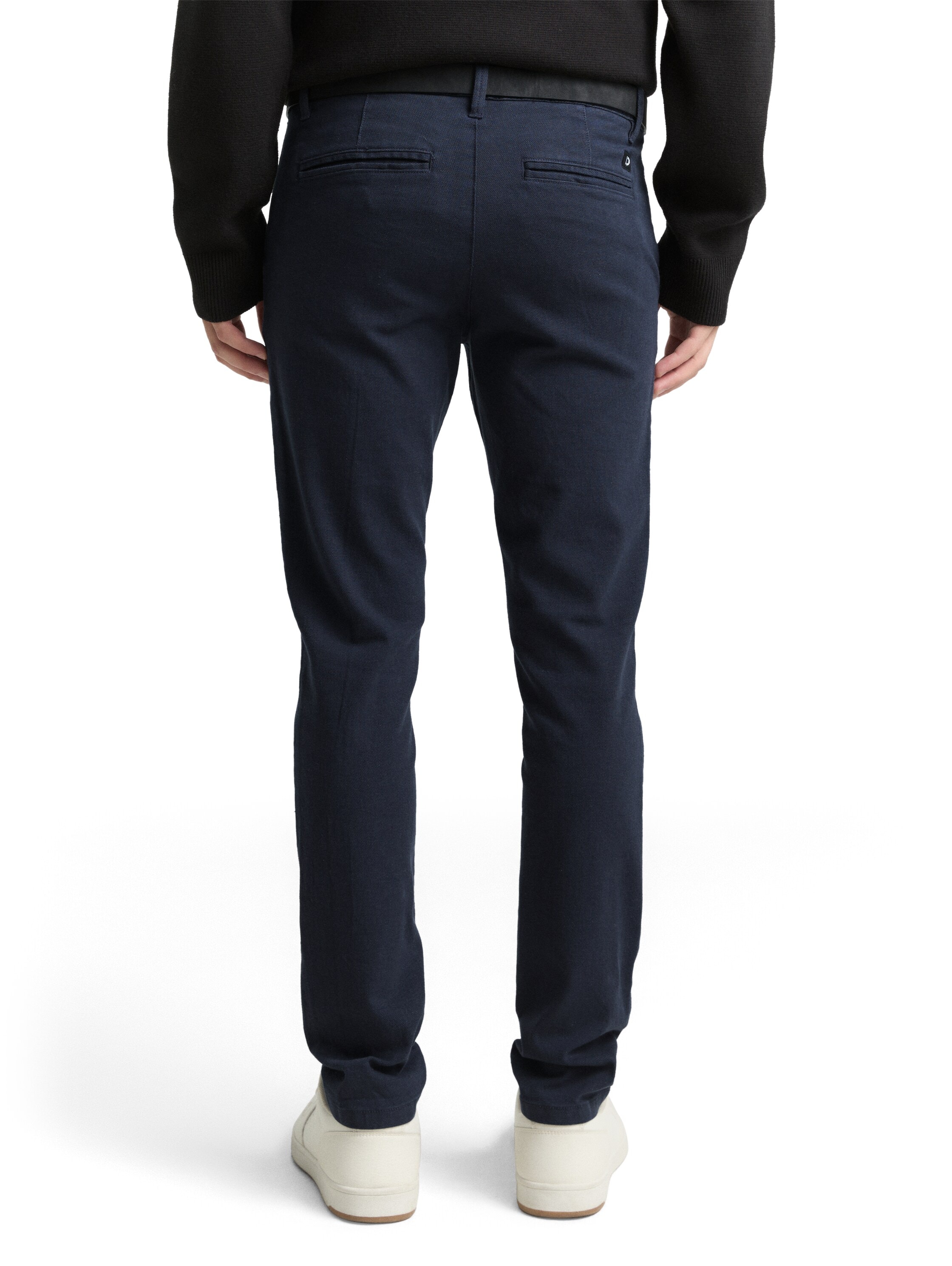 TOM TAILOR Denim Chinohose  mit Gürtel