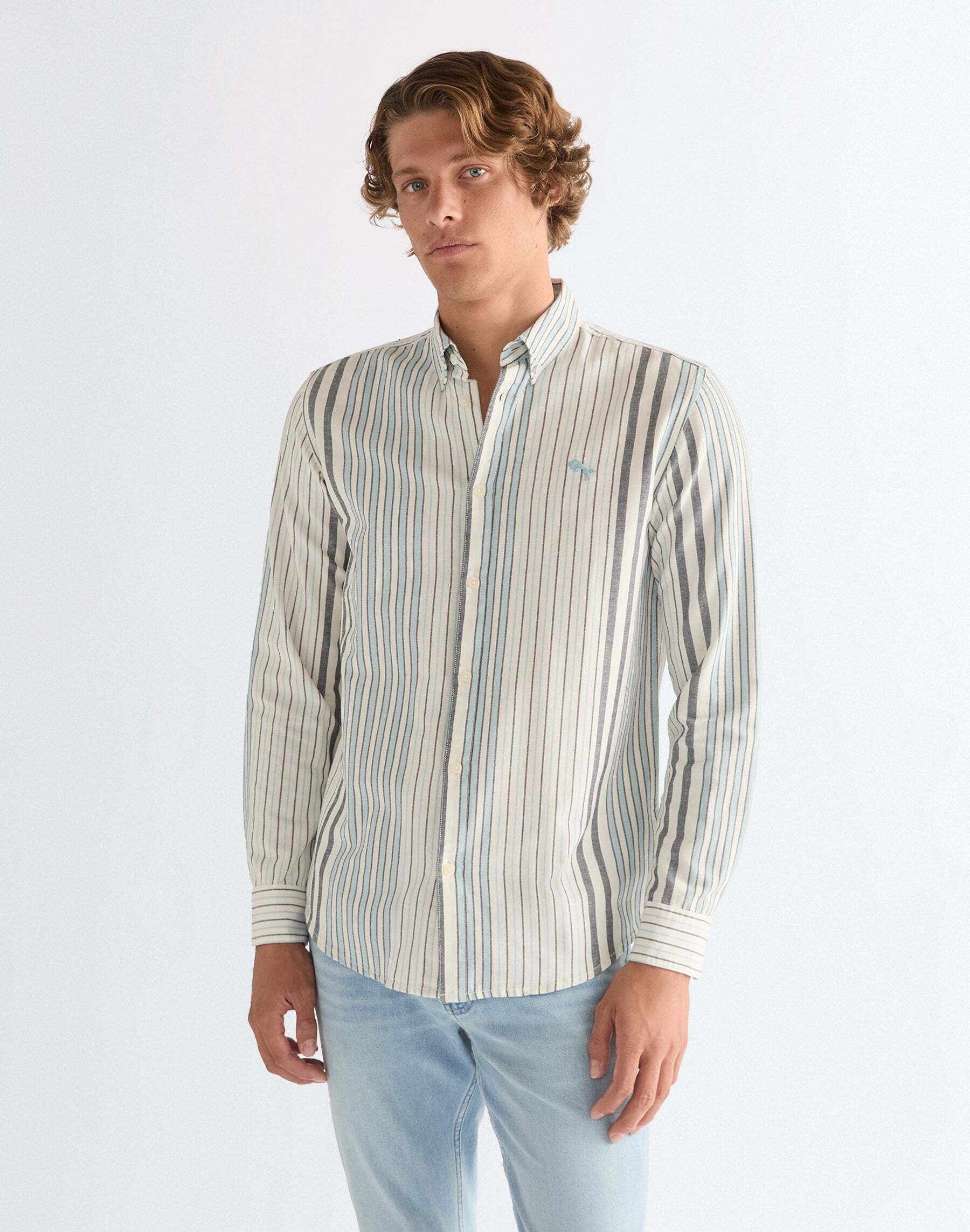 Wrangler Langarmhemd »WRANGLER Langarmhemd Oxford«