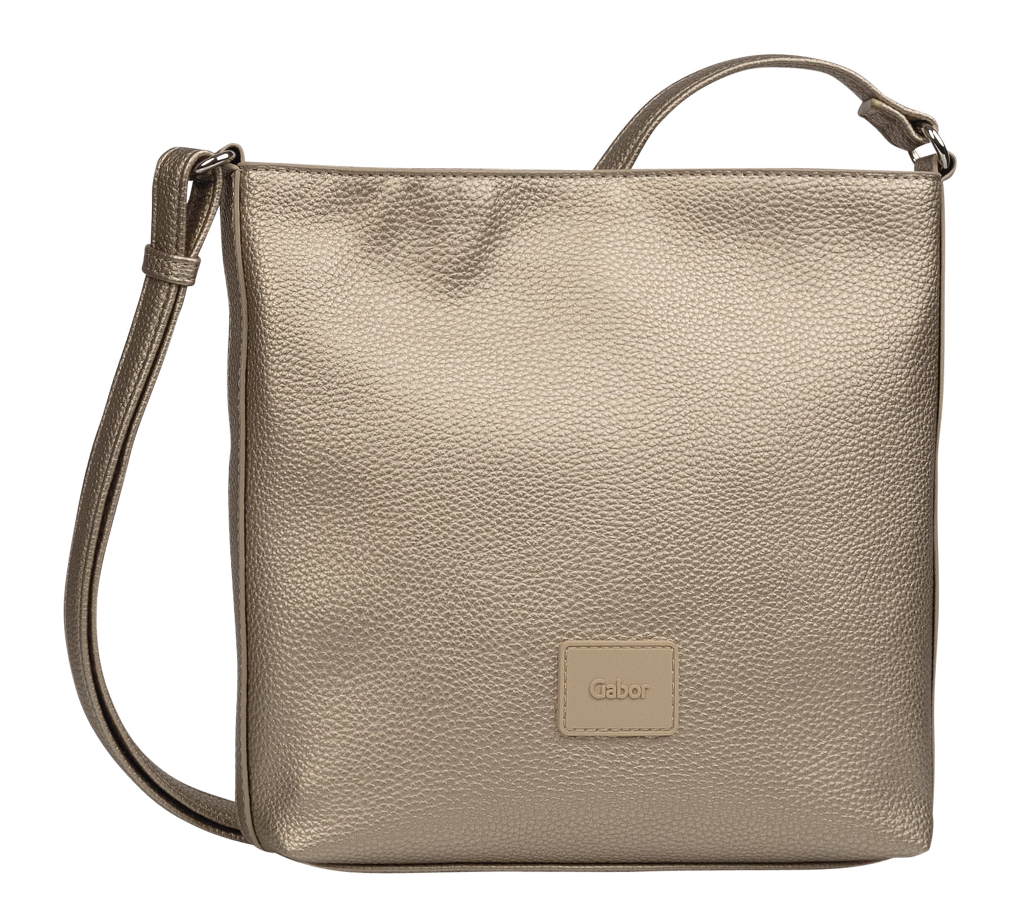 Gabor Sac à bandoulière »Elfie« Damen Schultertasche, Handtasche mit Logo-Aufnäher