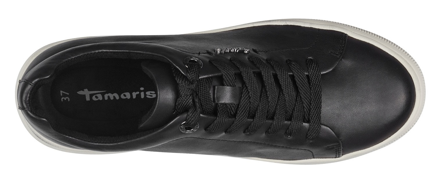 Tamaris Plateausneaker  Freizeitschuh, Halbschuh, Schnürschuh mit Wechselfussbett