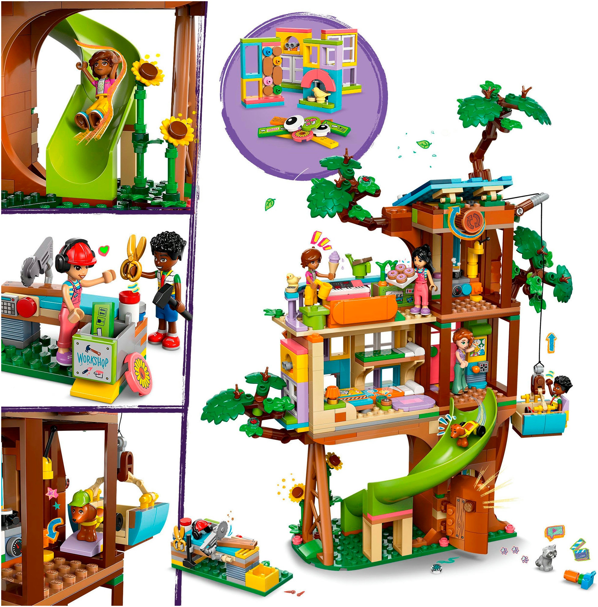 LEGO® Pions de construction »Baumhaus (42652), LEGO Friends« Made in Europe
