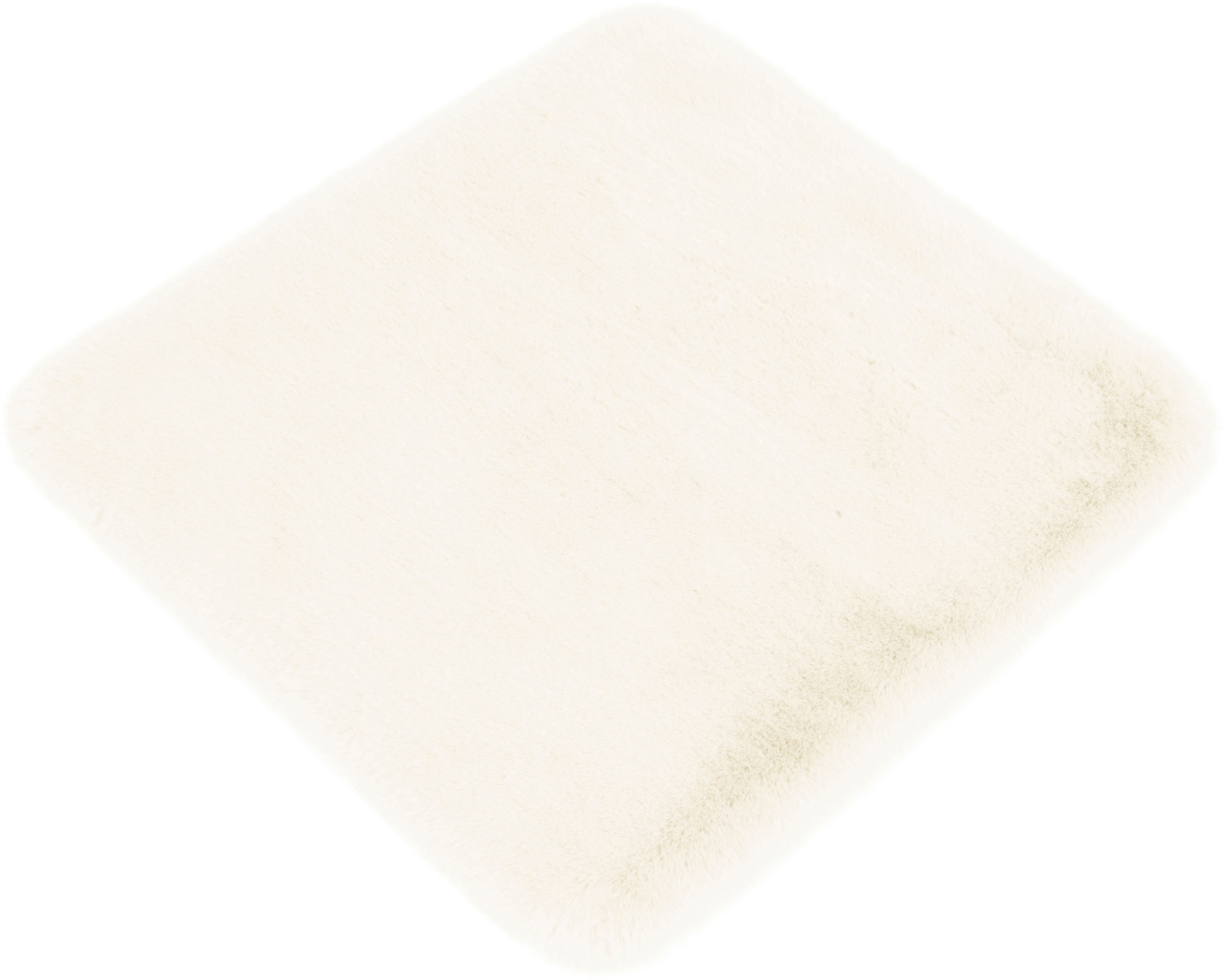 GOODproduct Tapis de bain »Rabbit Badematten, Badvorleger, Badezimmer Teppich« Höhe 30 mm Kaninchenfell-Haptik, Badteppich, rechteckig, rund & als 3-tlg. Set