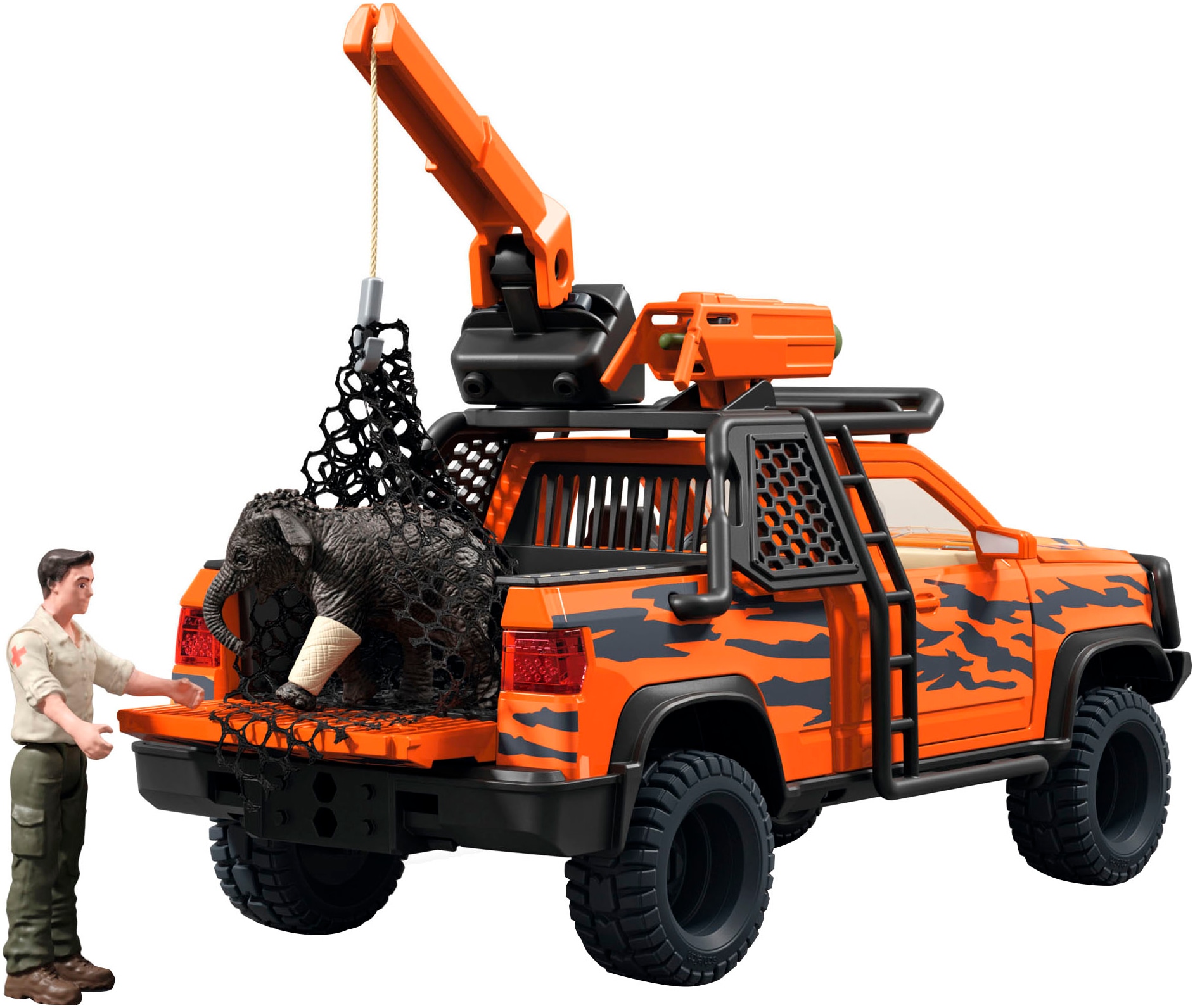 Schleich® Spielfigur »WILD LIFE, Abenteuerfahrzeug im Dschungel (42720)«