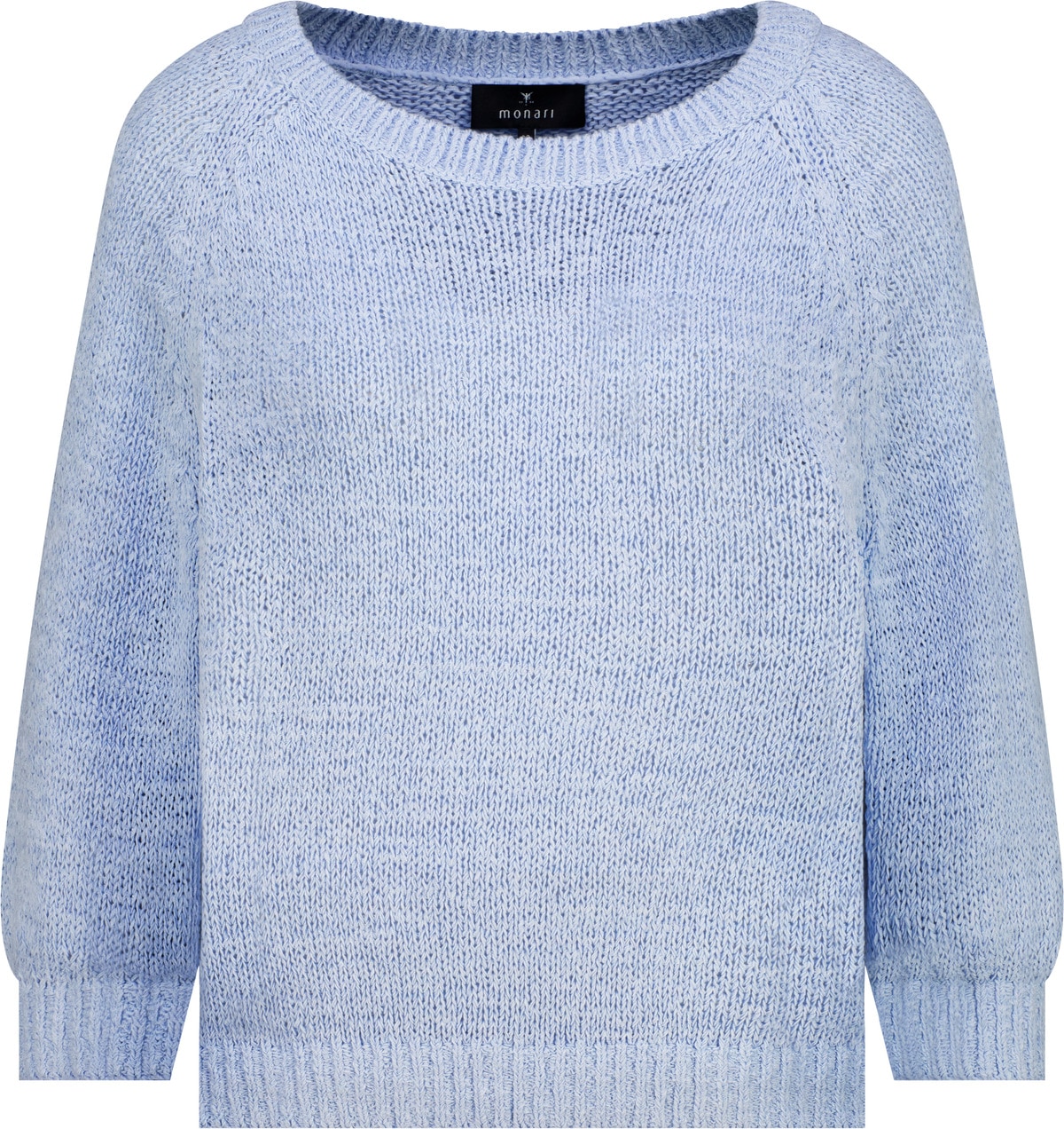 Monari Pull en tricot »Pullover Basic Bändchen« Regular fit aus Bändchengarn