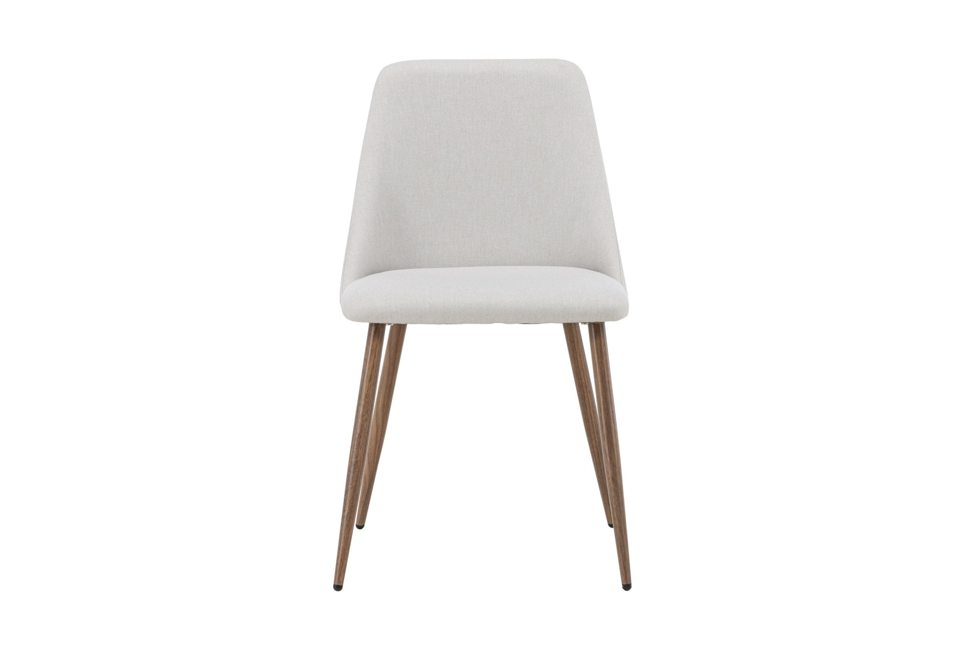 Venture Home Chaise de salle à manger () Chaise rembourrée, revêtement en tissu, pieds en acier, simple, moderne