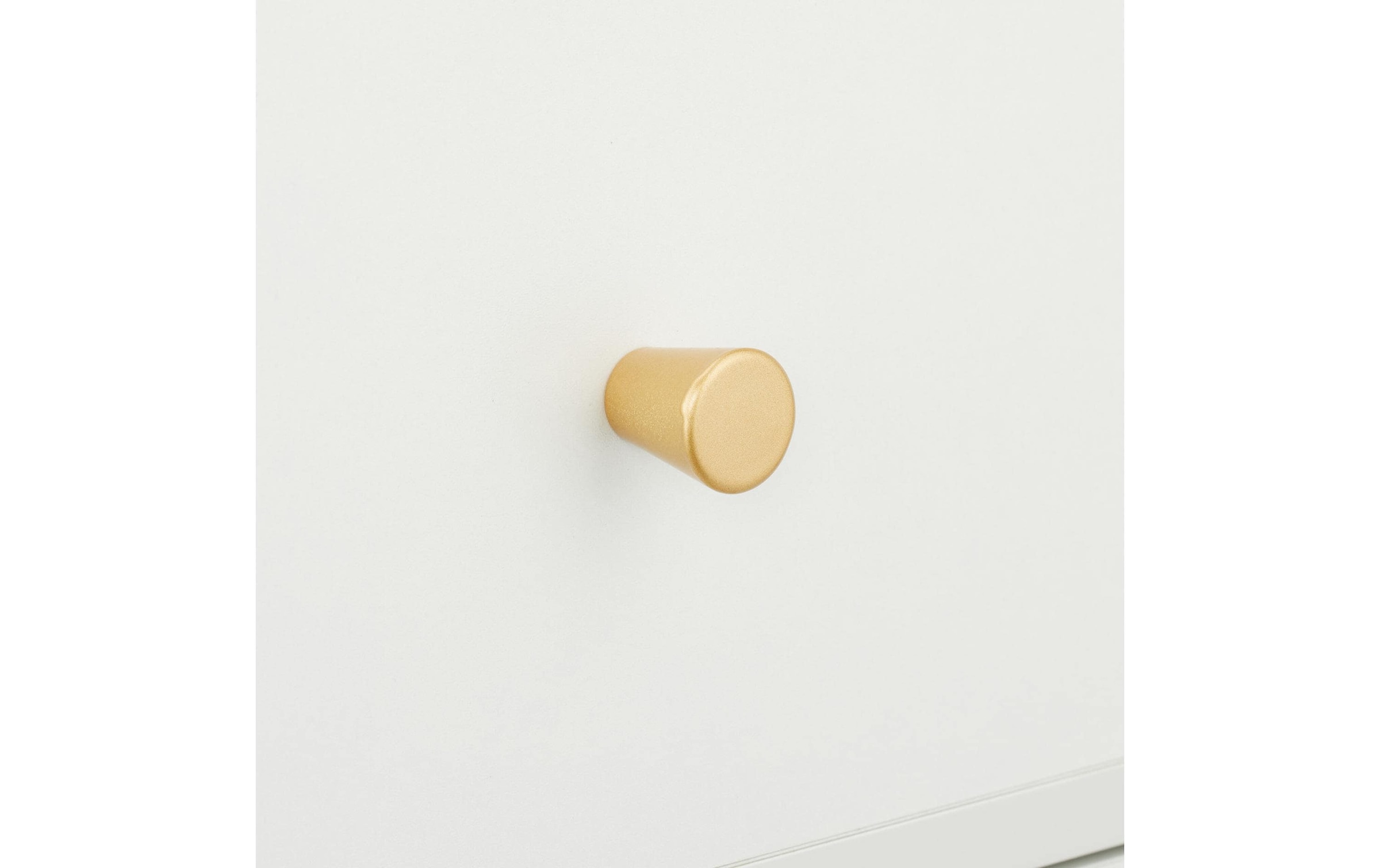 relaxdays Nachttisch »41.5 x 40 x 32.5 cm« Bettschränkchen mit goldenen Beinen