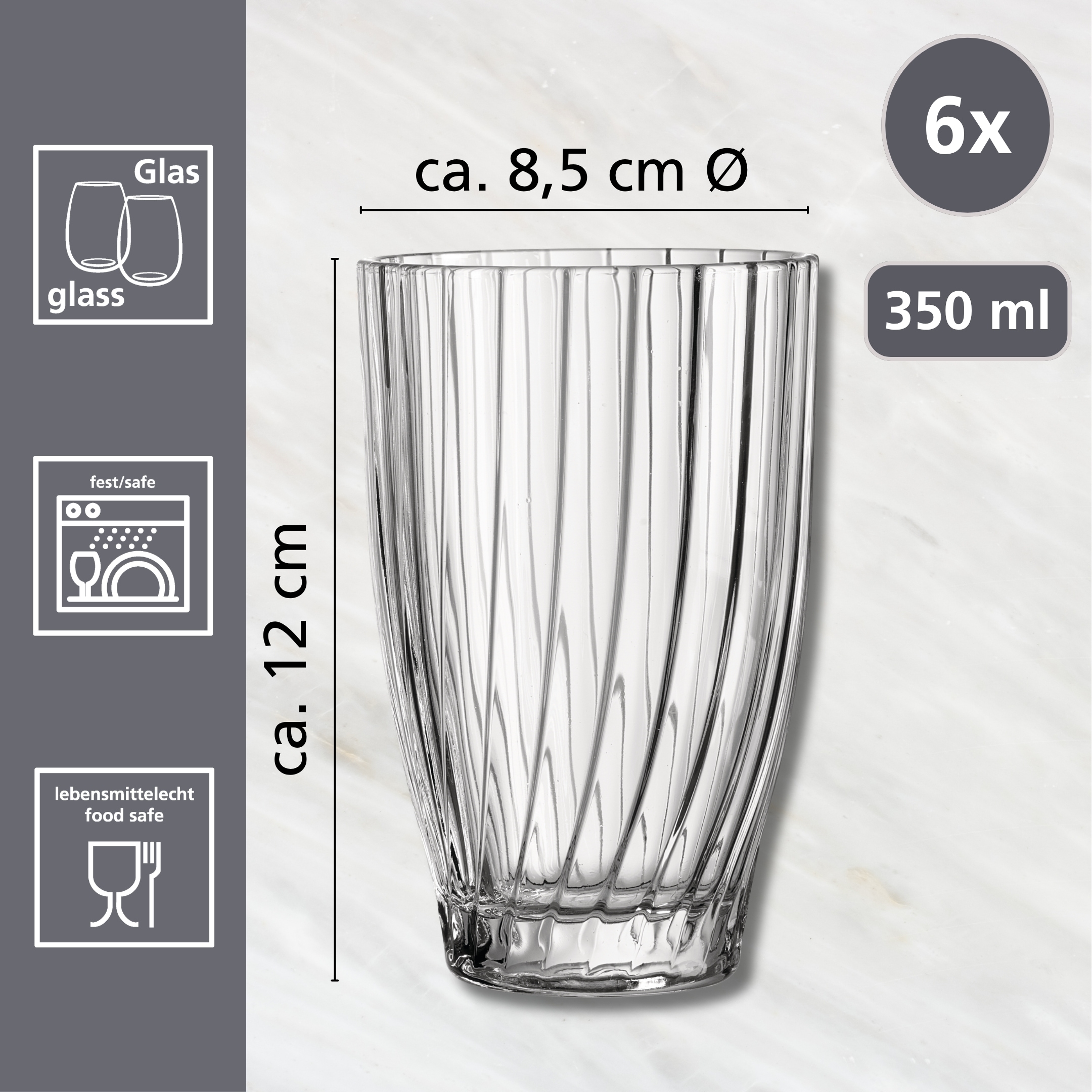 Ritzenhoff & Breker Set de verres »Samba« je 350 ml