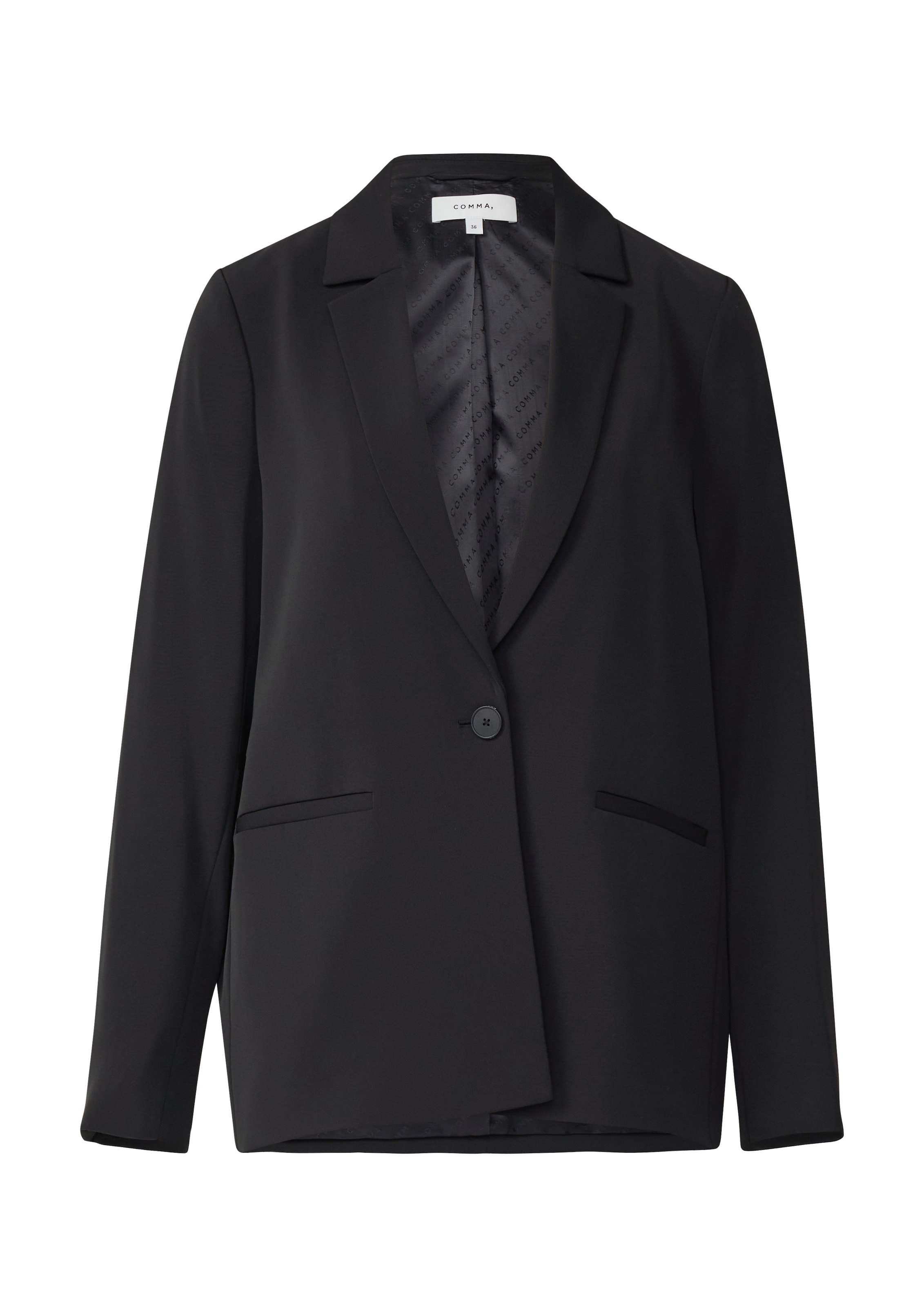 Comma Jackenblazer Oversize-Blazer mit Reverskragen