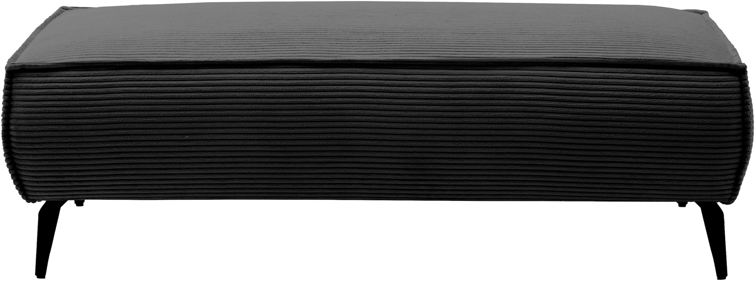 Home affaire Paysage de salon »mit Hocker, TVINNU, moderne U-Form in Cord oder Leinenoptik« Recamiere rechts/links, stellbar zum Schlafsofa (Krokodilverbinder)