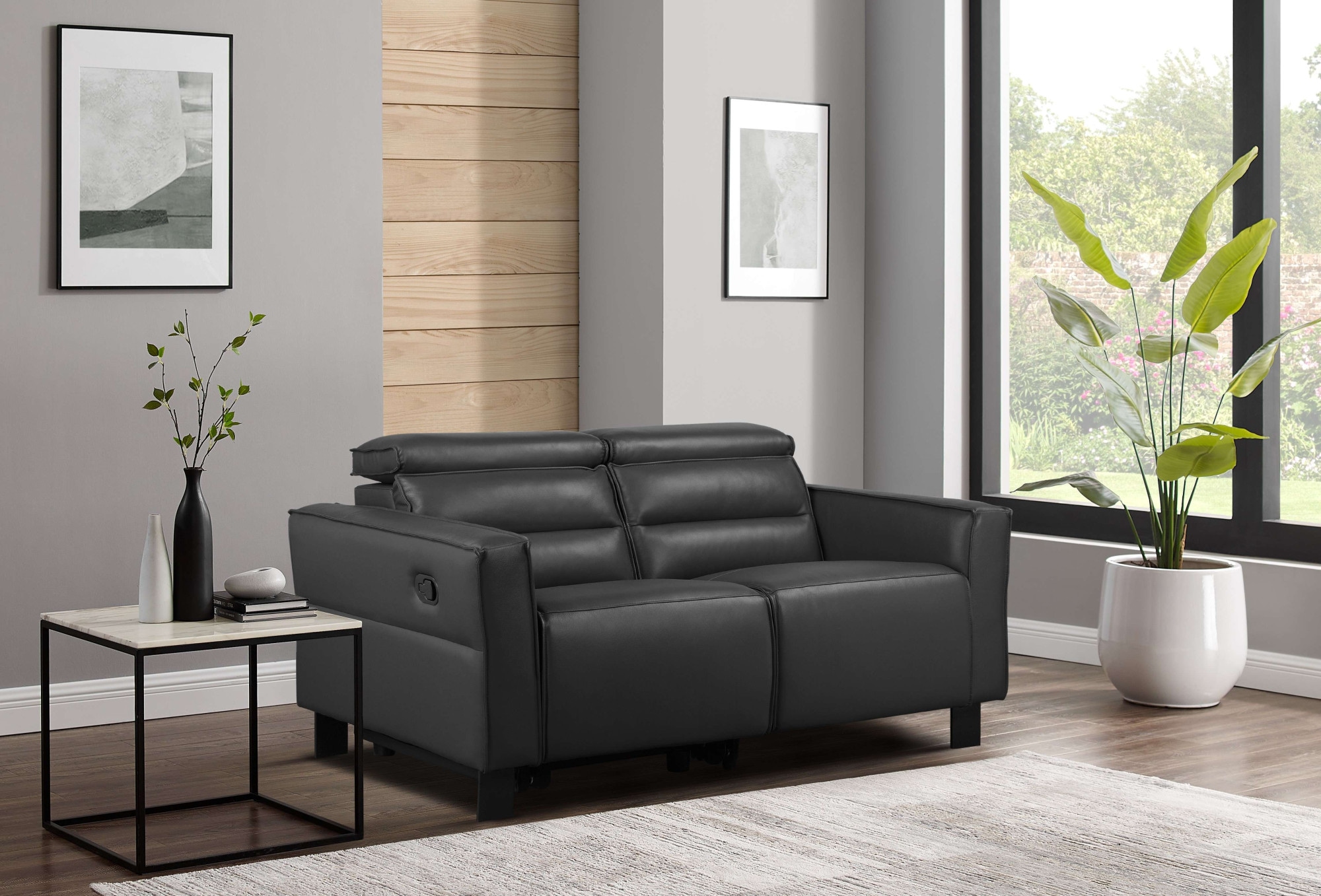 Home affaire 2-places »Carpari, 162 cm, mit manueller od. elektrischer Relaxfunktion« (USB A/C), sowie Kopfteilverstellung